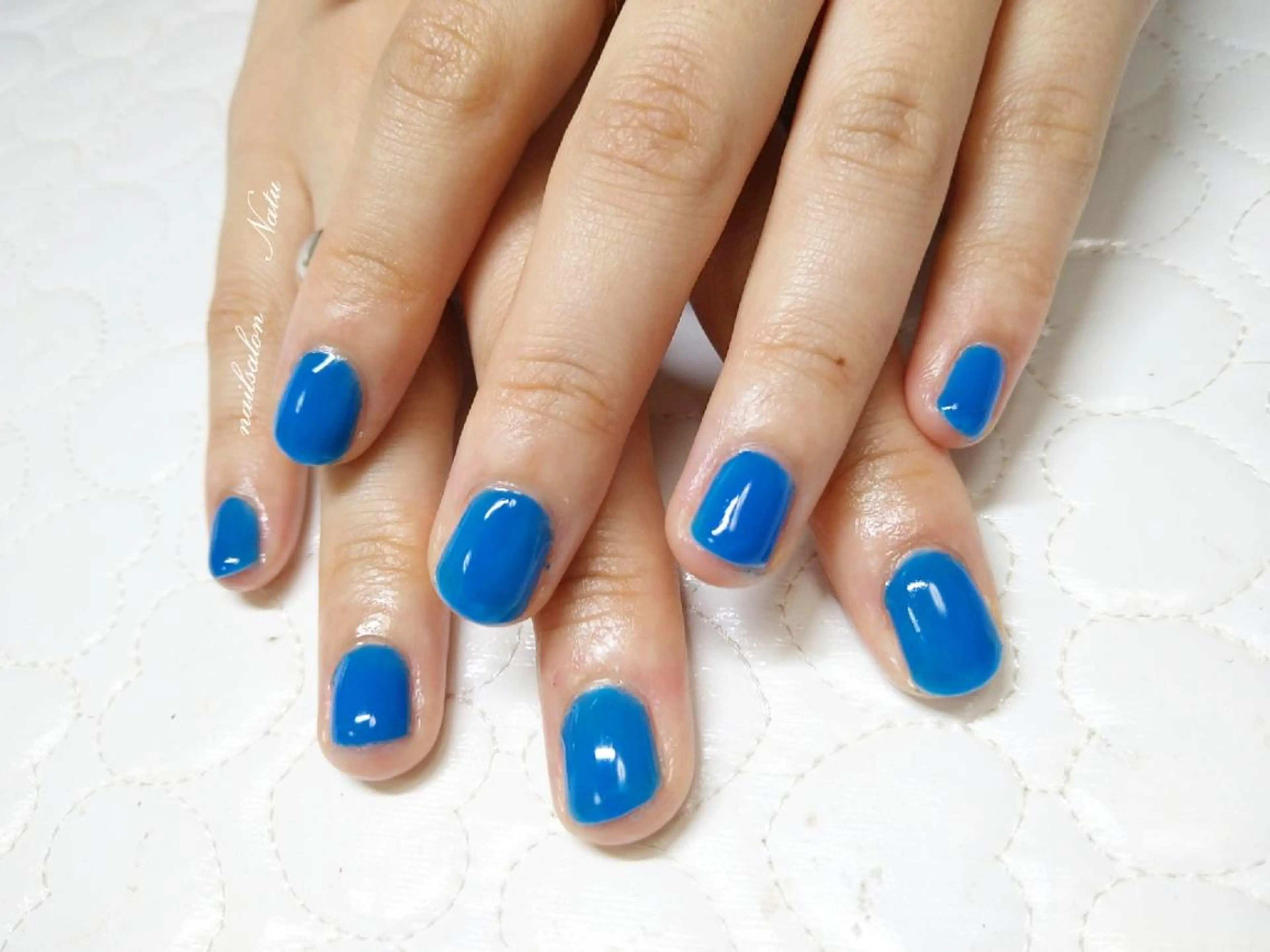 ネイル ラメ(グリッター) ワンカラーネイル nailsalon　 Natuのネイルデザイン