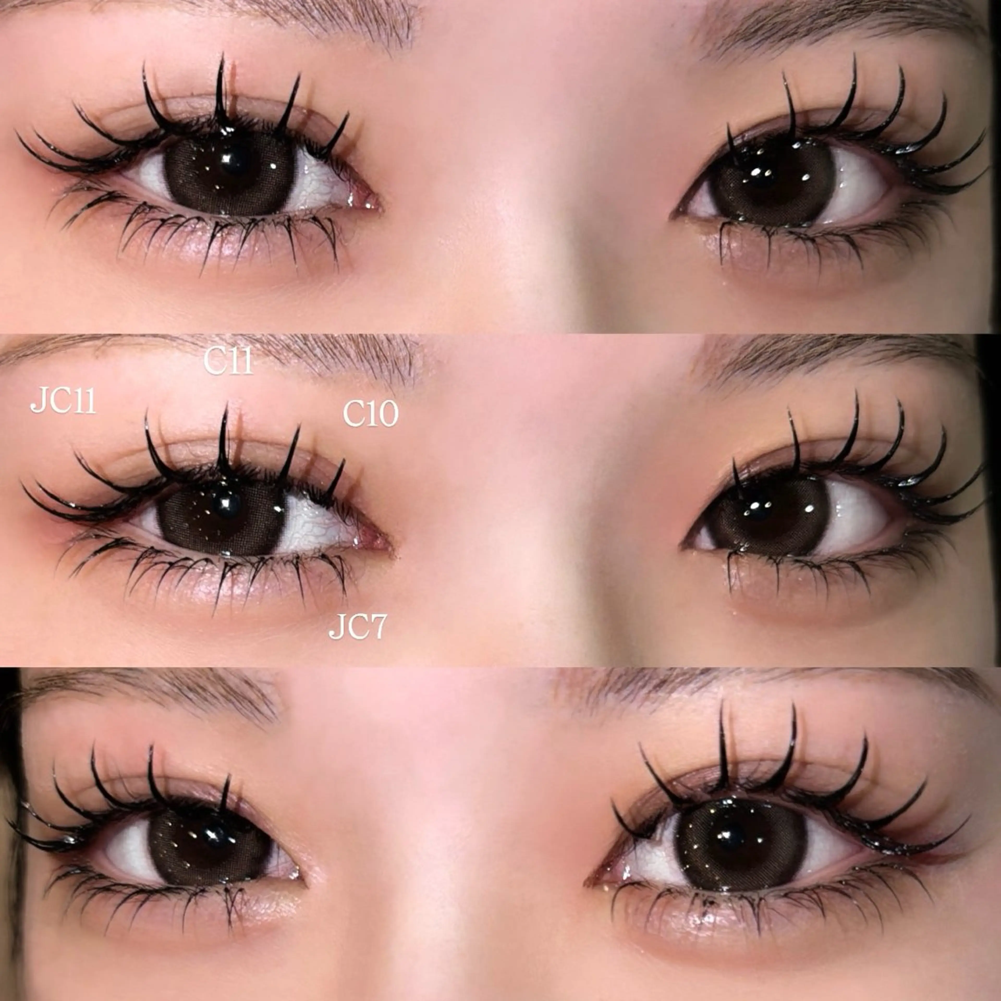 マツエク・マツパ 下まつげエクステ マツエク 石原 怜那のマツエク・マツパデザイン