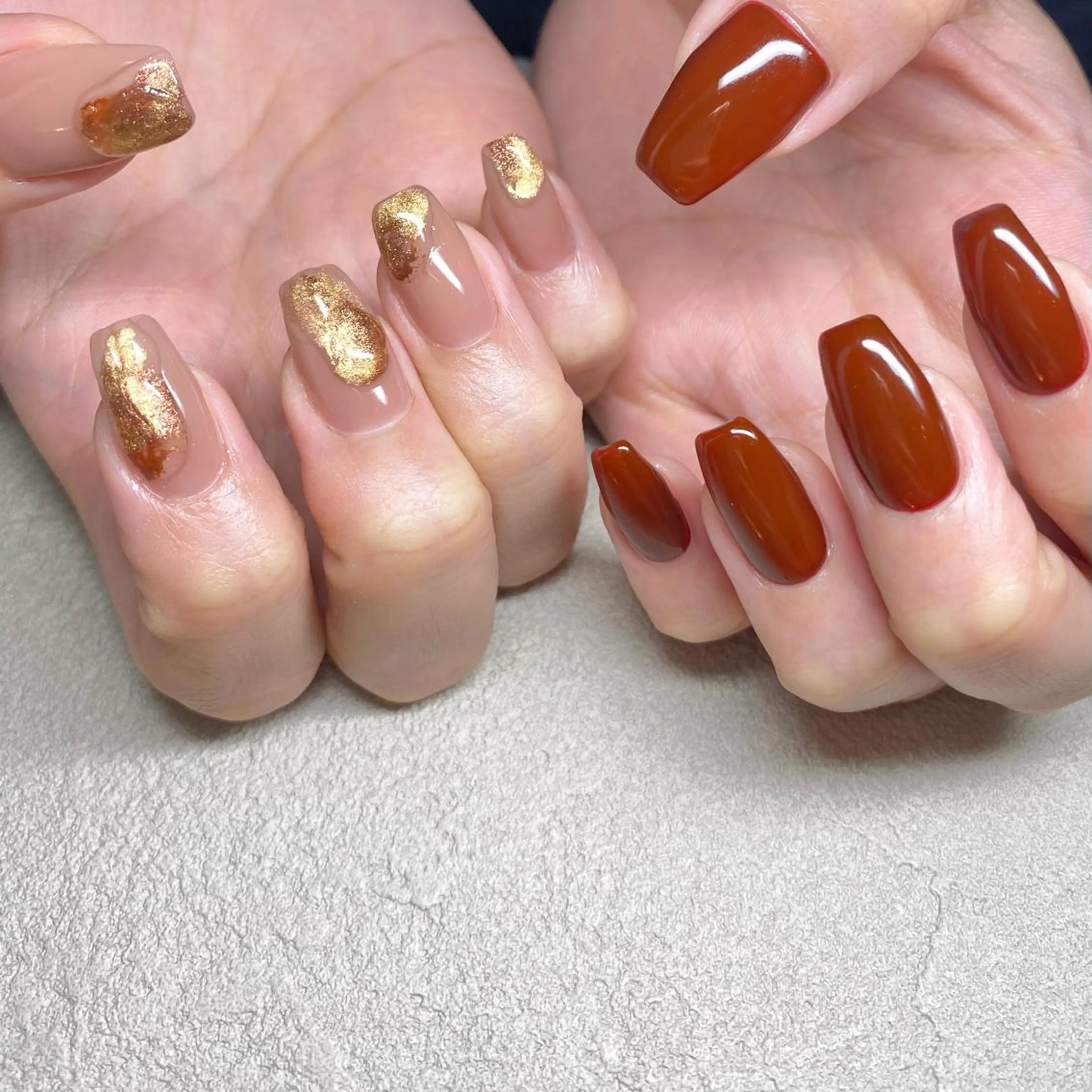 ネイル アートネイル ニュアンスネイル 春ネイル 夏ネイル ハンドネイル 山田 貴子のネイルデザイン