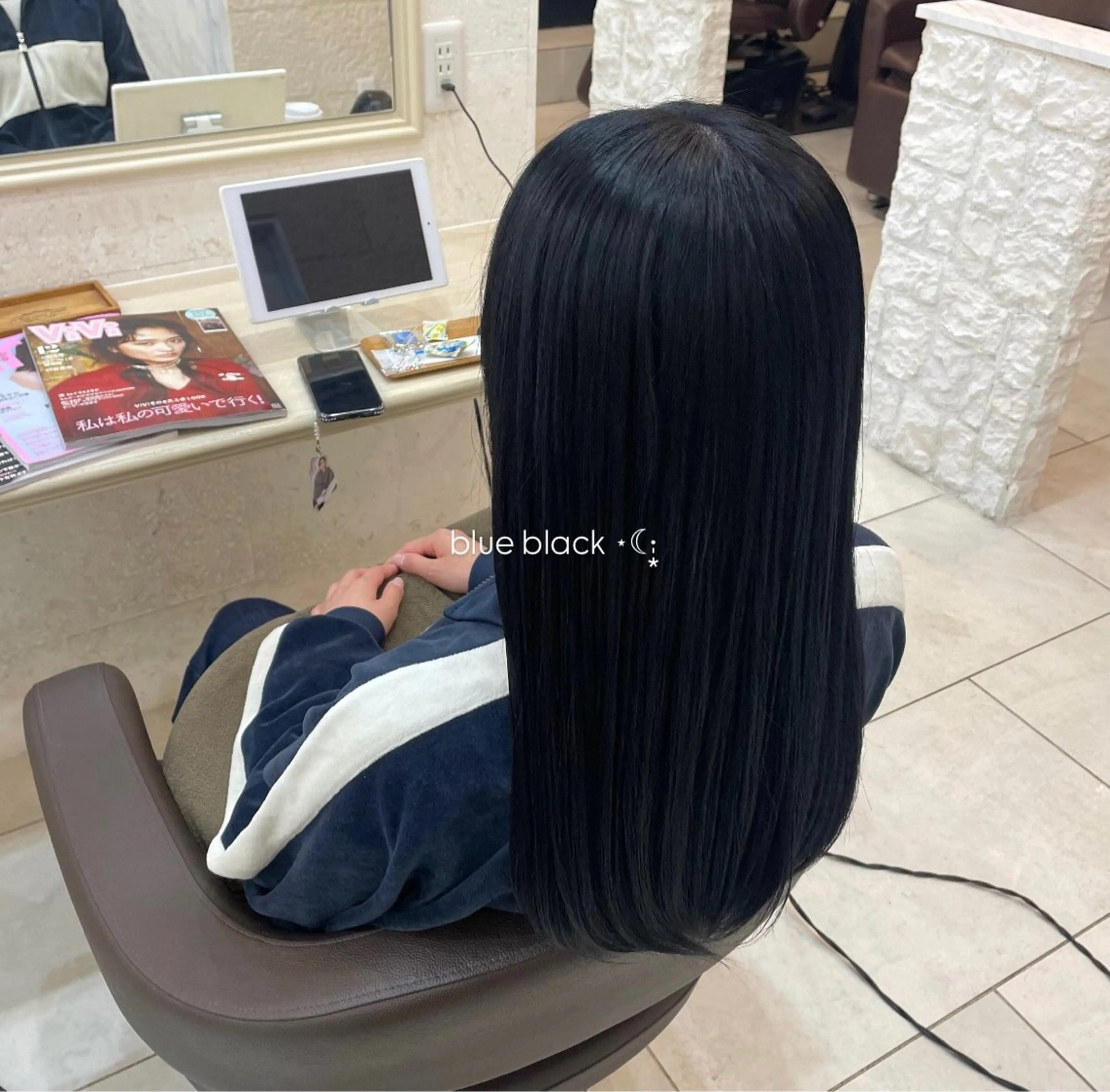 カラー 原田 雪花凜のヘアスタイル