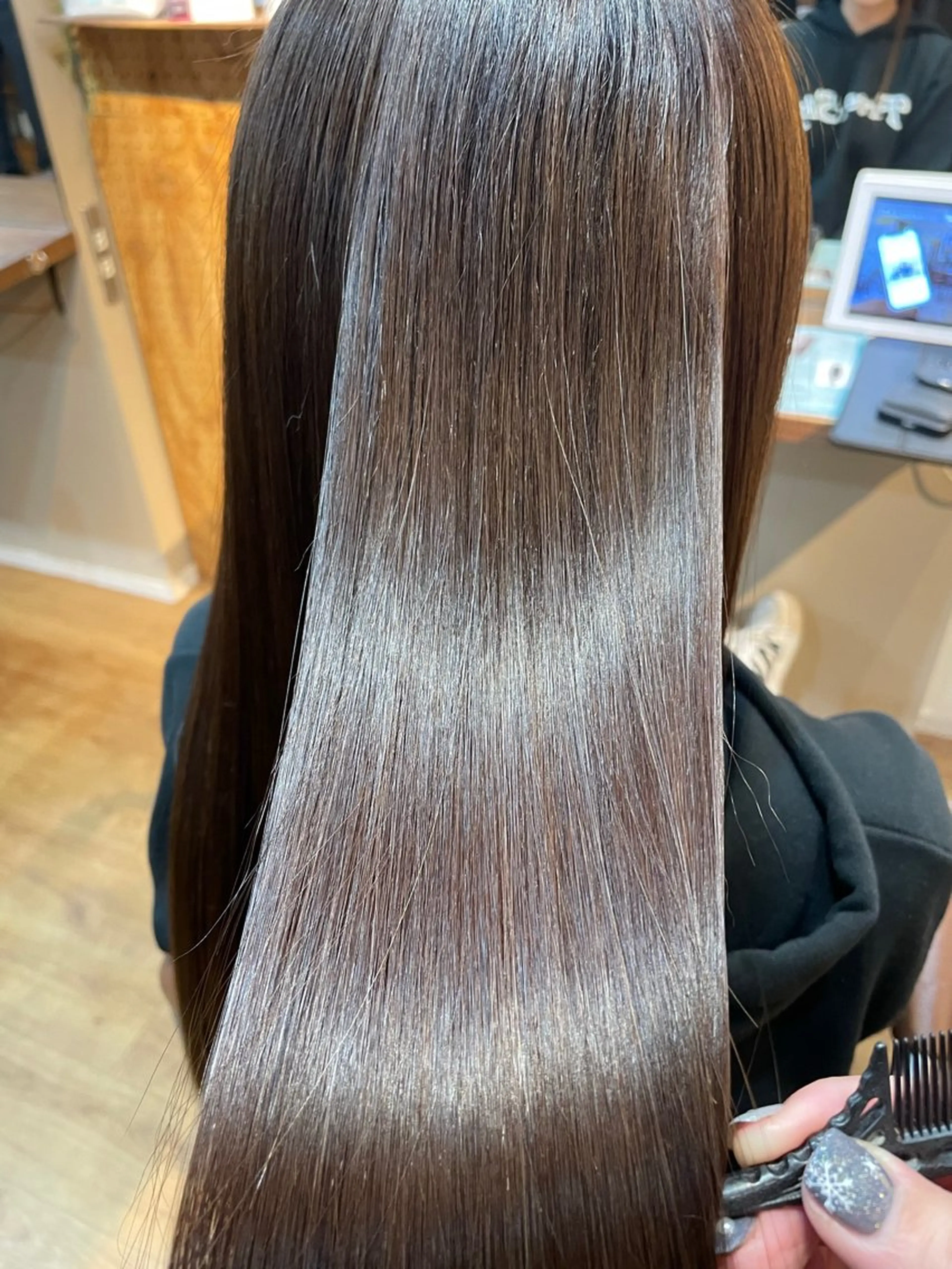 ロング カラー すなが/パーマカット モデル募集中のヘアスタイル