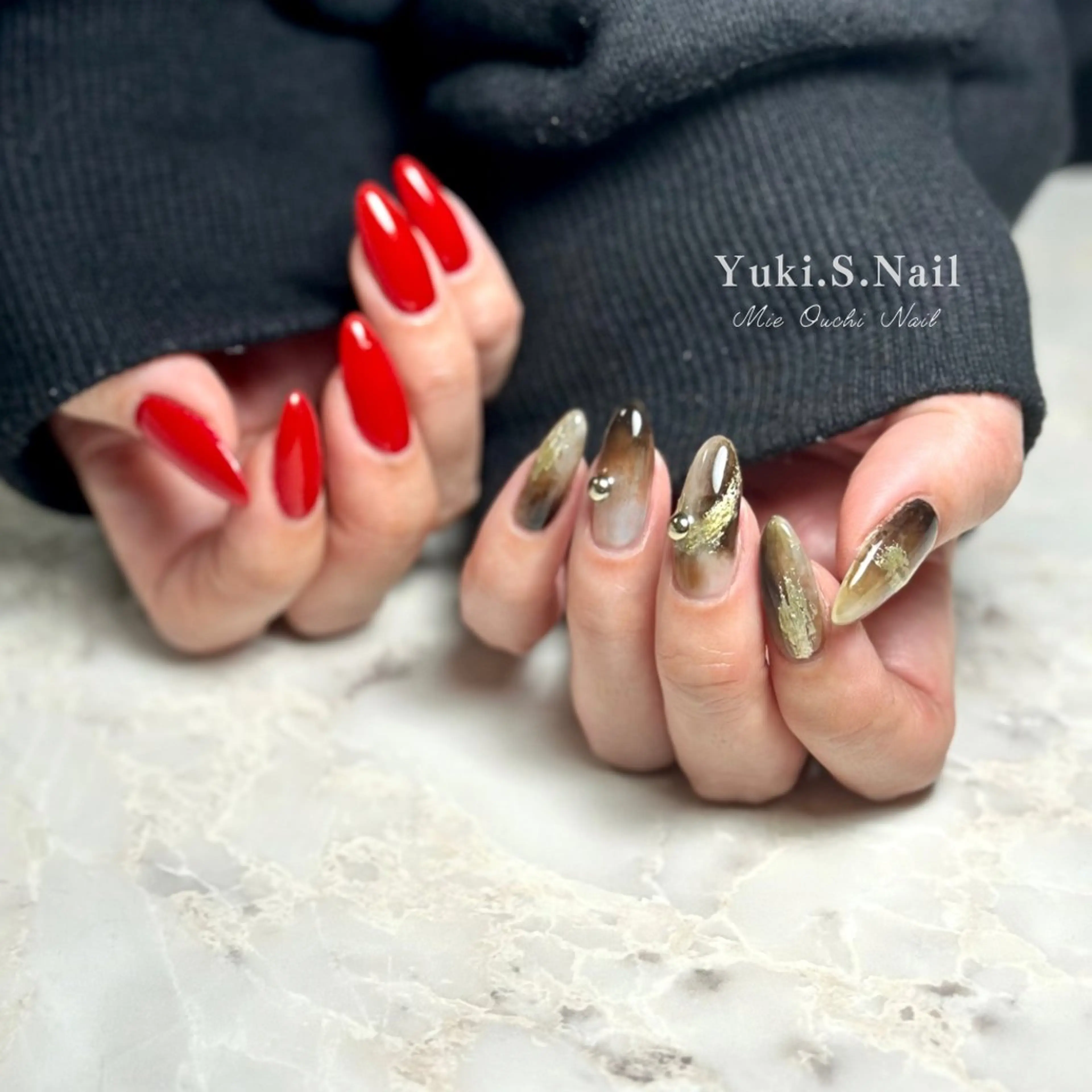 ロング ハンドネイル Yuki S.Nailのネイルデザイン