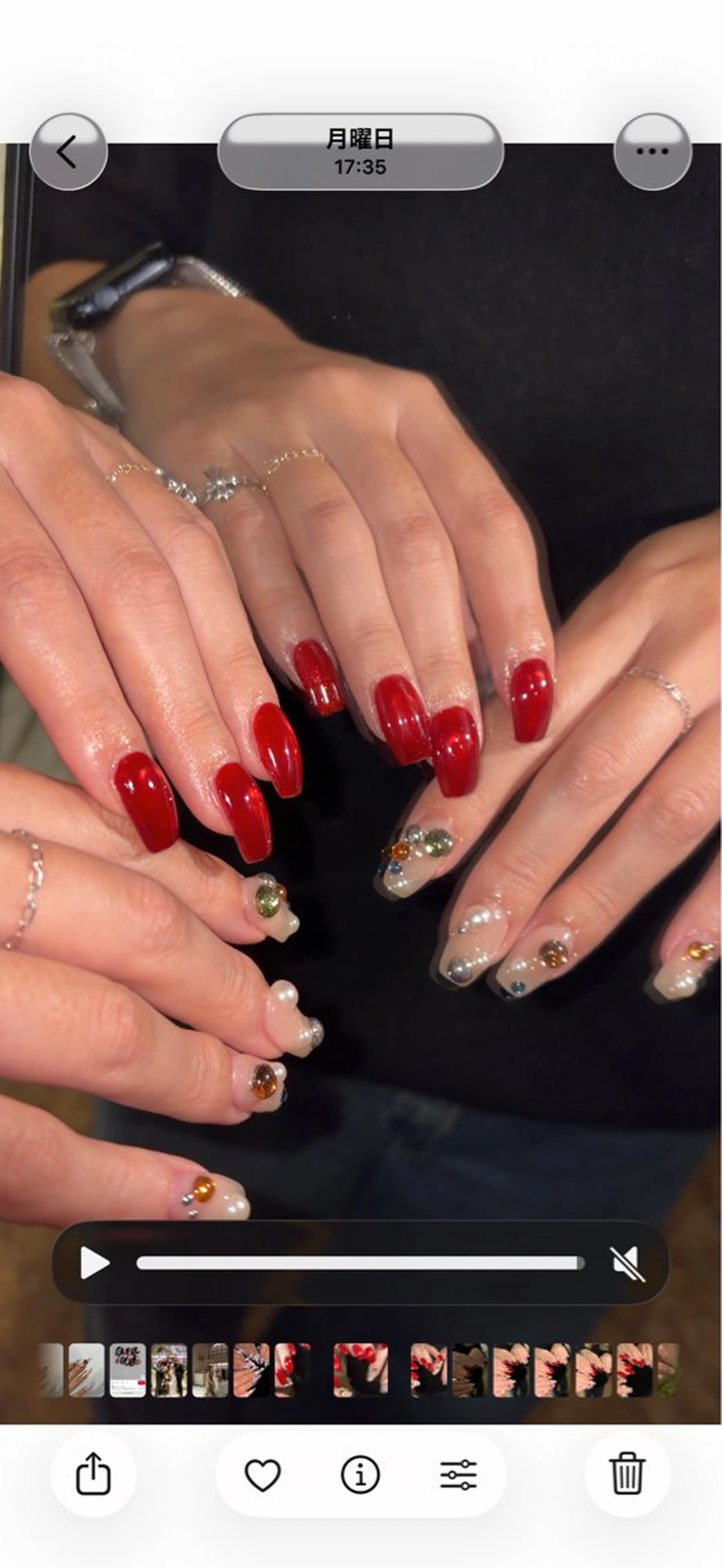 ミディアム ハンドネイル nail studio romance所属・romance senaのネイルデザイン