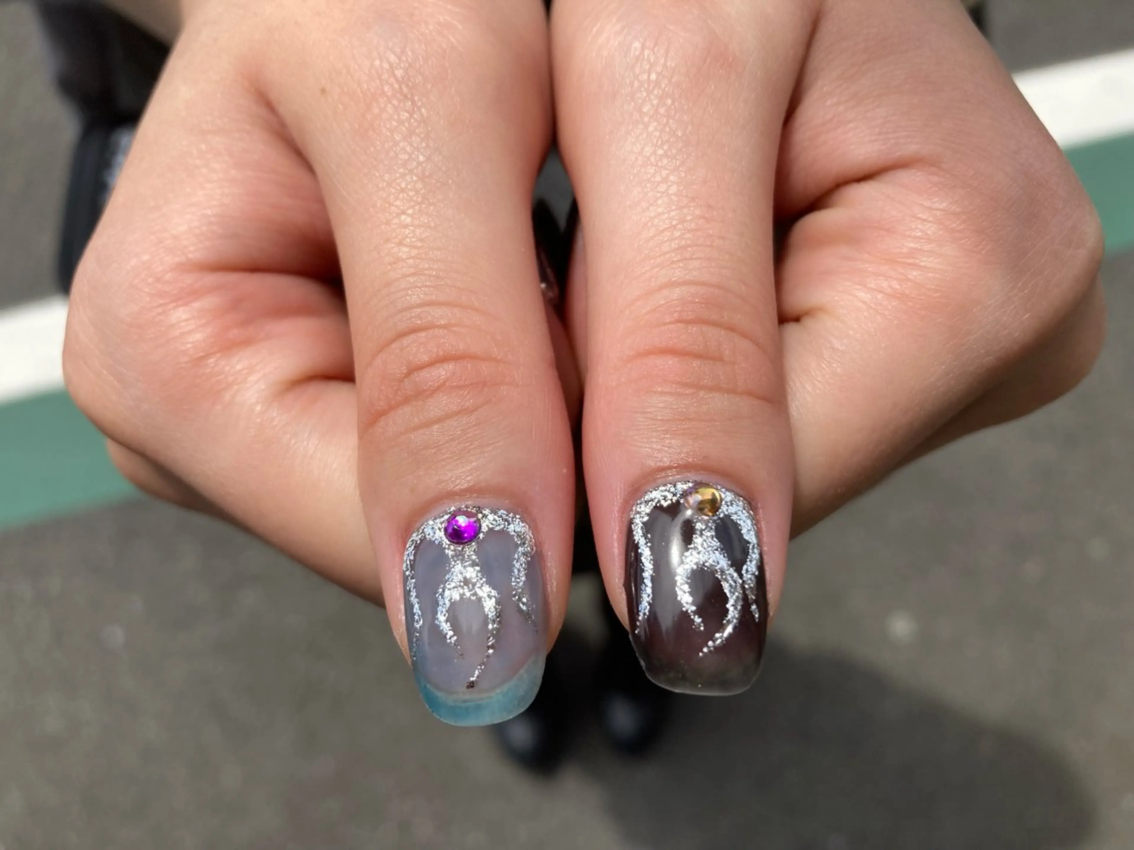 ネイル ハンドネイル 海外ネイル u4me🦄💜のネイルデザイン