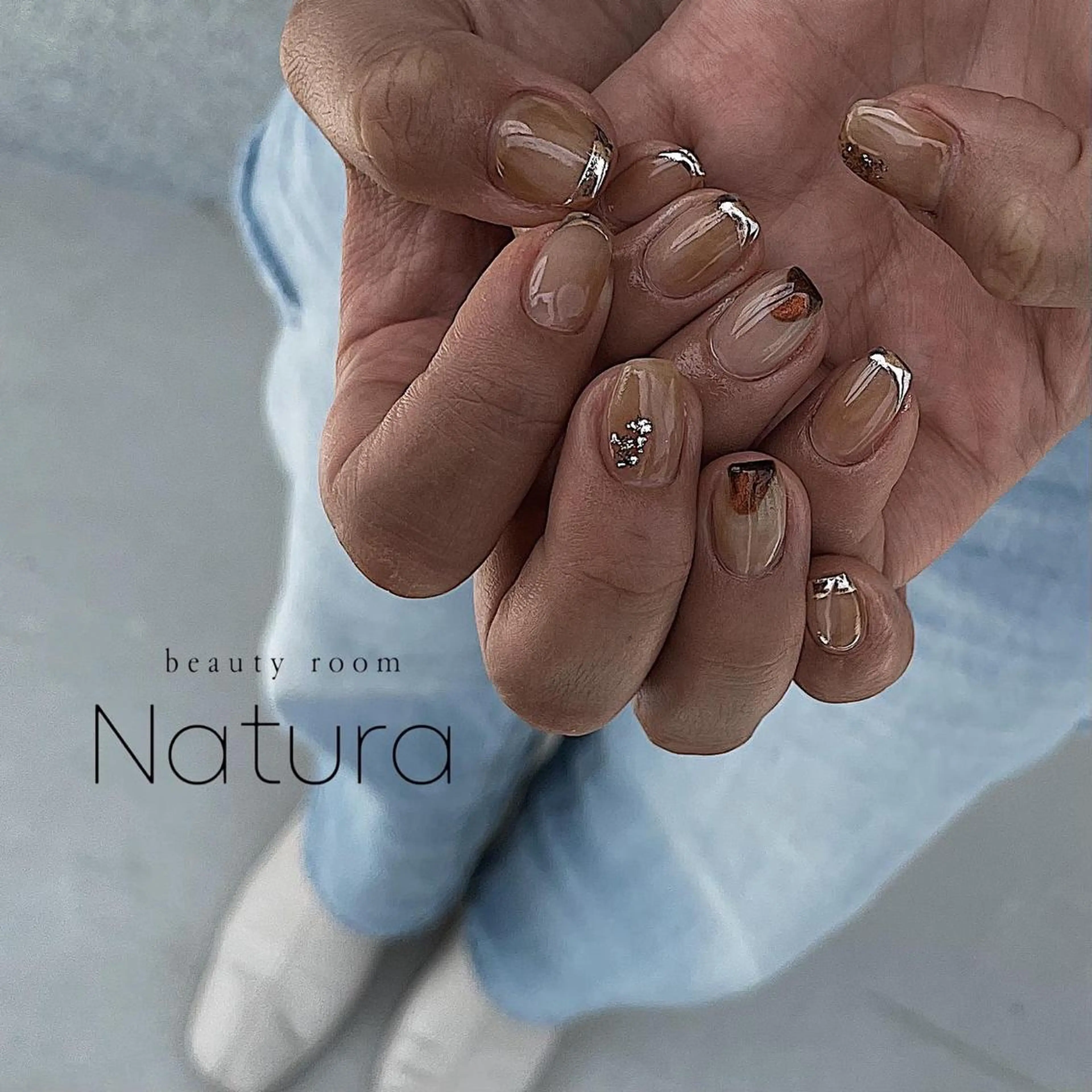 ネイル マツエク・マツパ アイブロウ ハンドネイル beautyroom Naturaのネイルデザイン