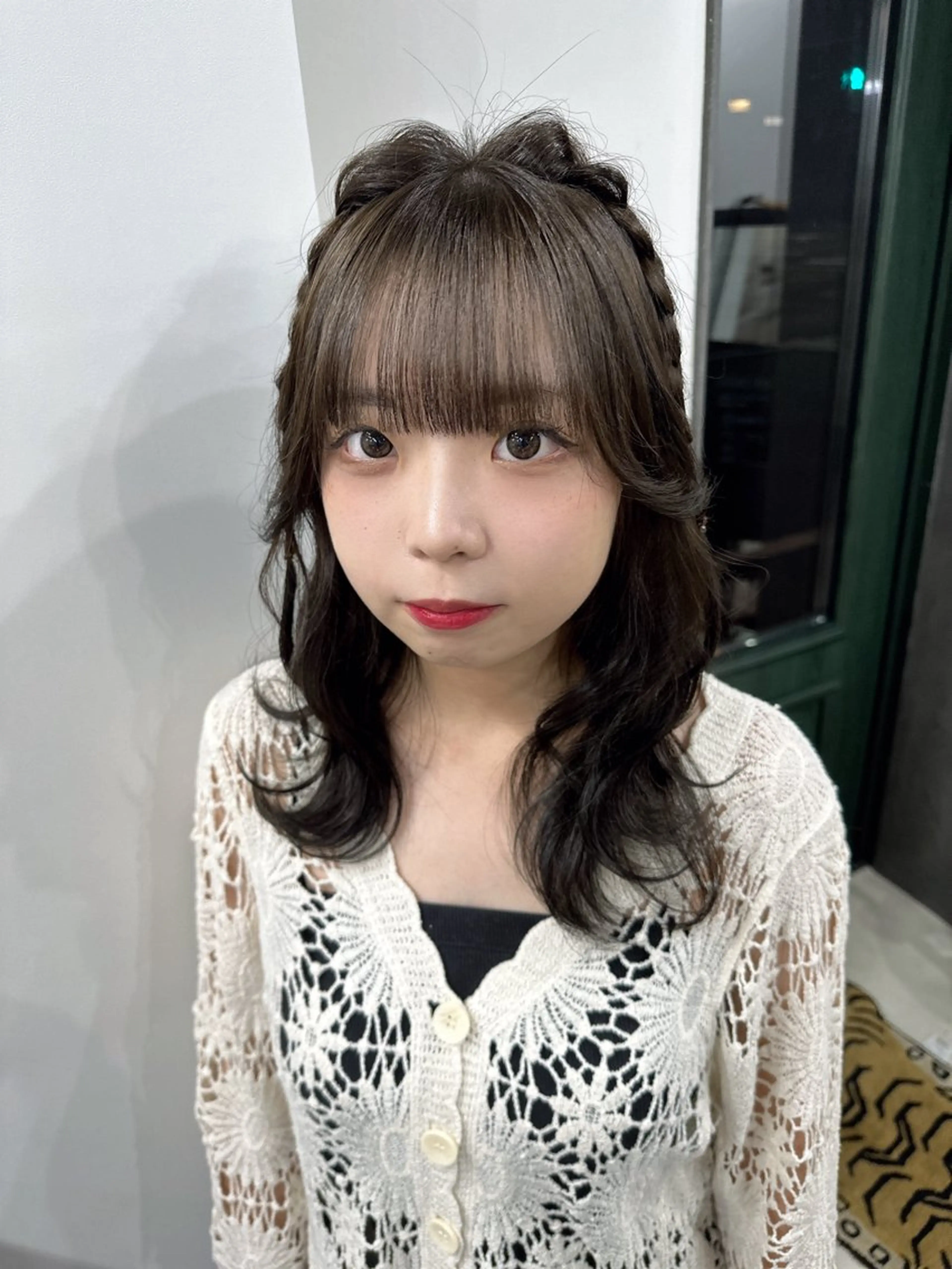 セミロング カラー さあや 【透け感/艶感】のヘアスタイル