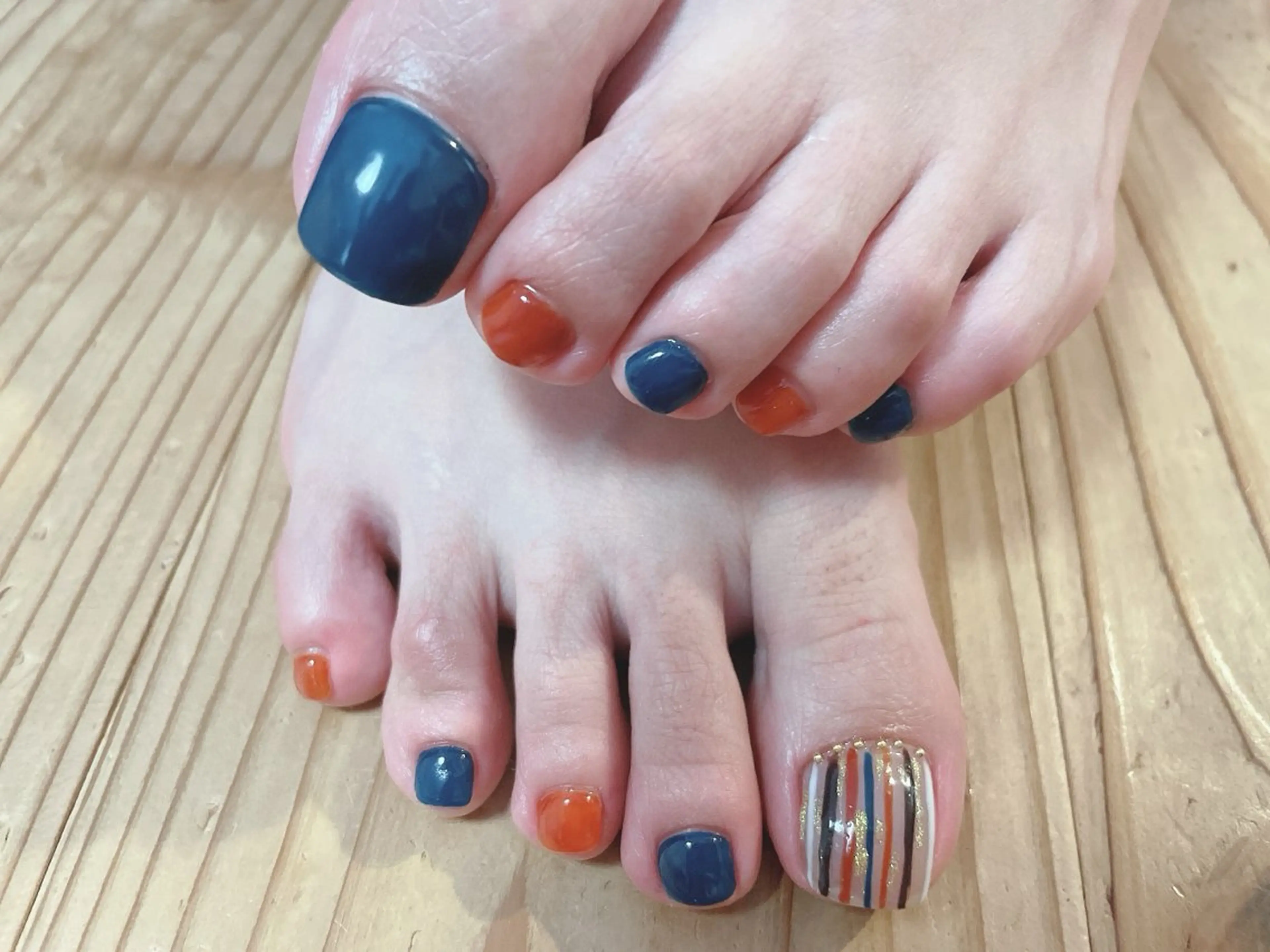 ネイル フットネイル 持ち込み 夏ネイル Krea nail Satomi所属・Krea nail Satomiのネイルデザイン