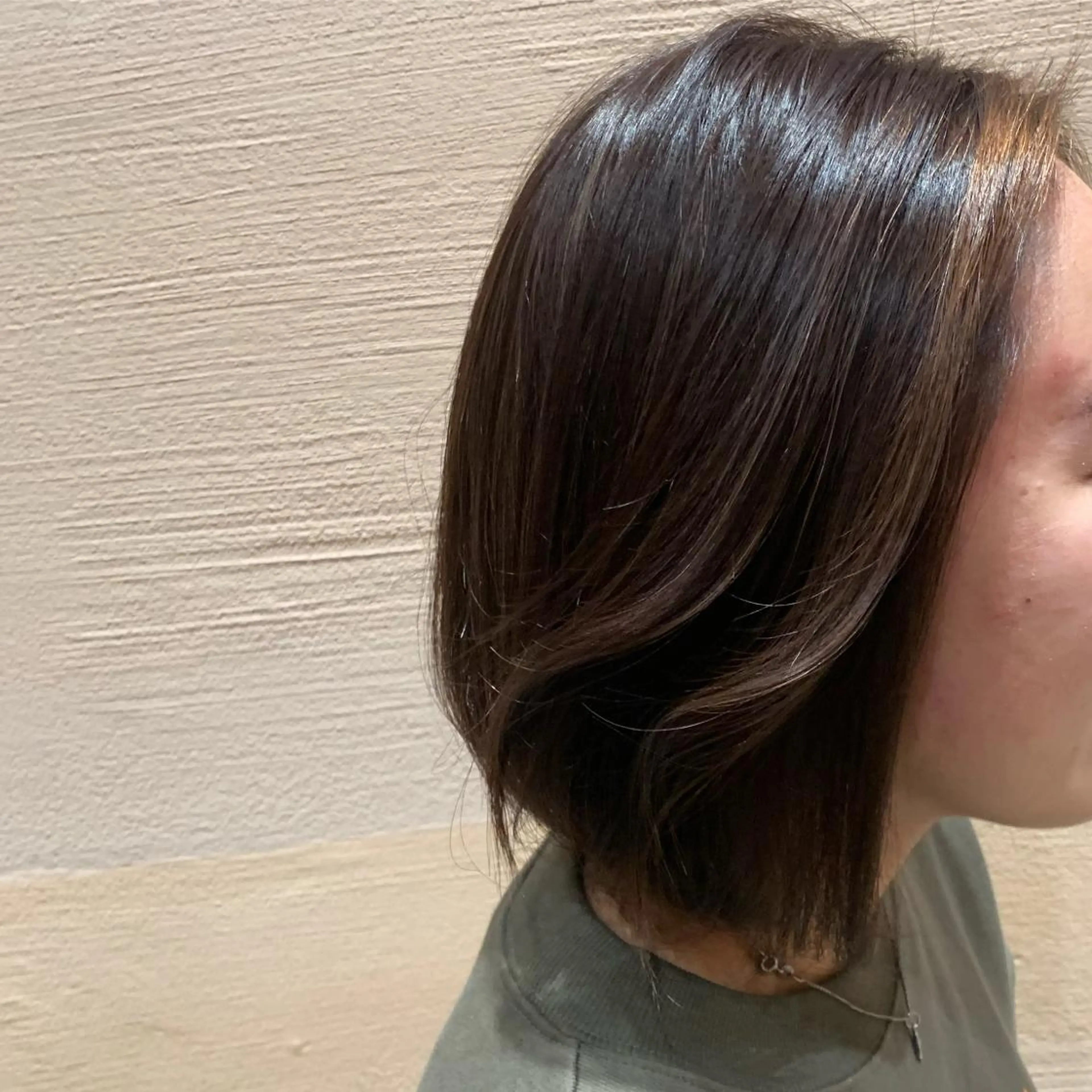 ショート カラー ミストバング  フェイスフレーミング 箭内葉月/メンズ👔 ワンカールパーマのヘアスタイル