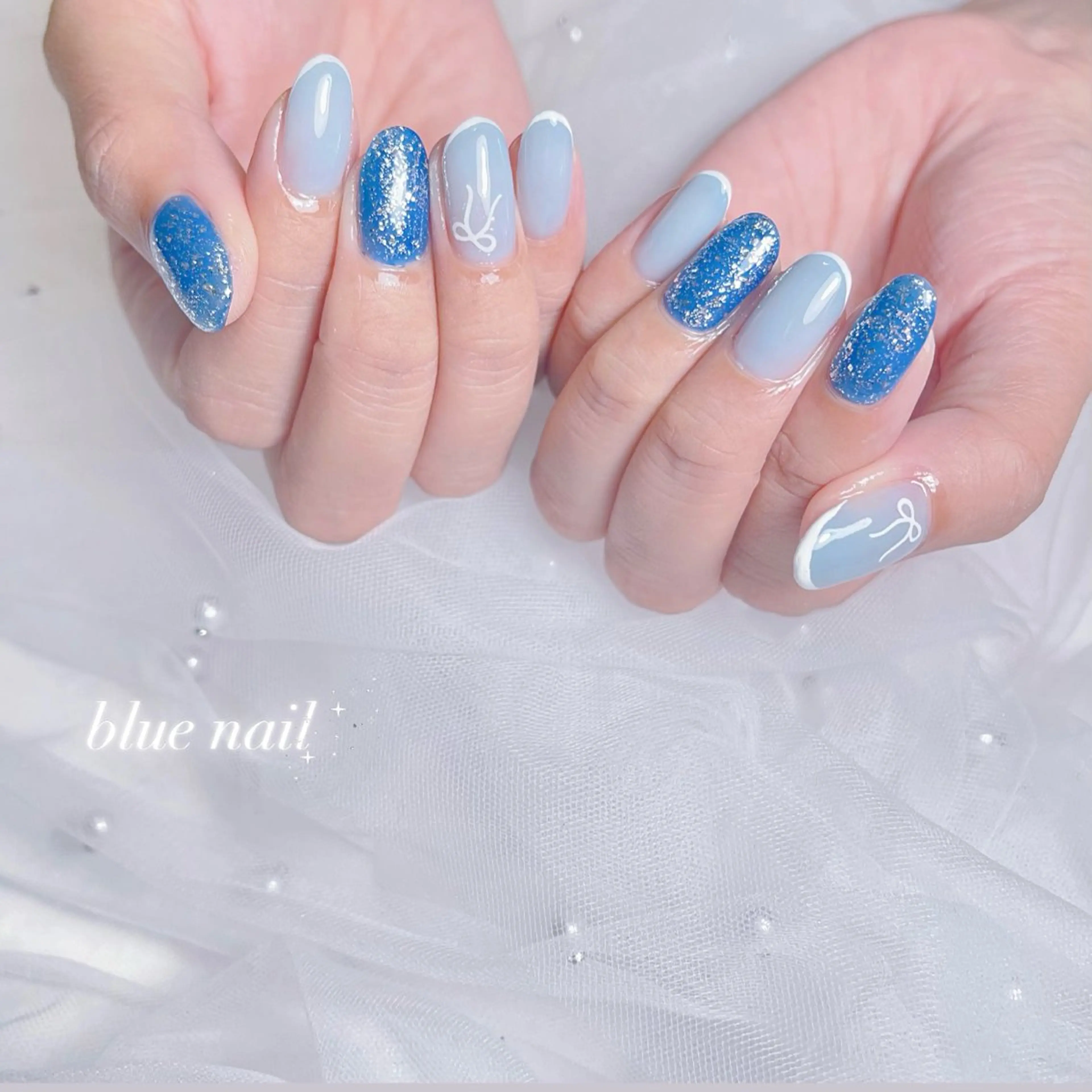 ネイル アートネイル 長さ出し 韓国ネイル 持ち込み ワンホンネイル ハンドネイル RE SALONのネイルデザイン