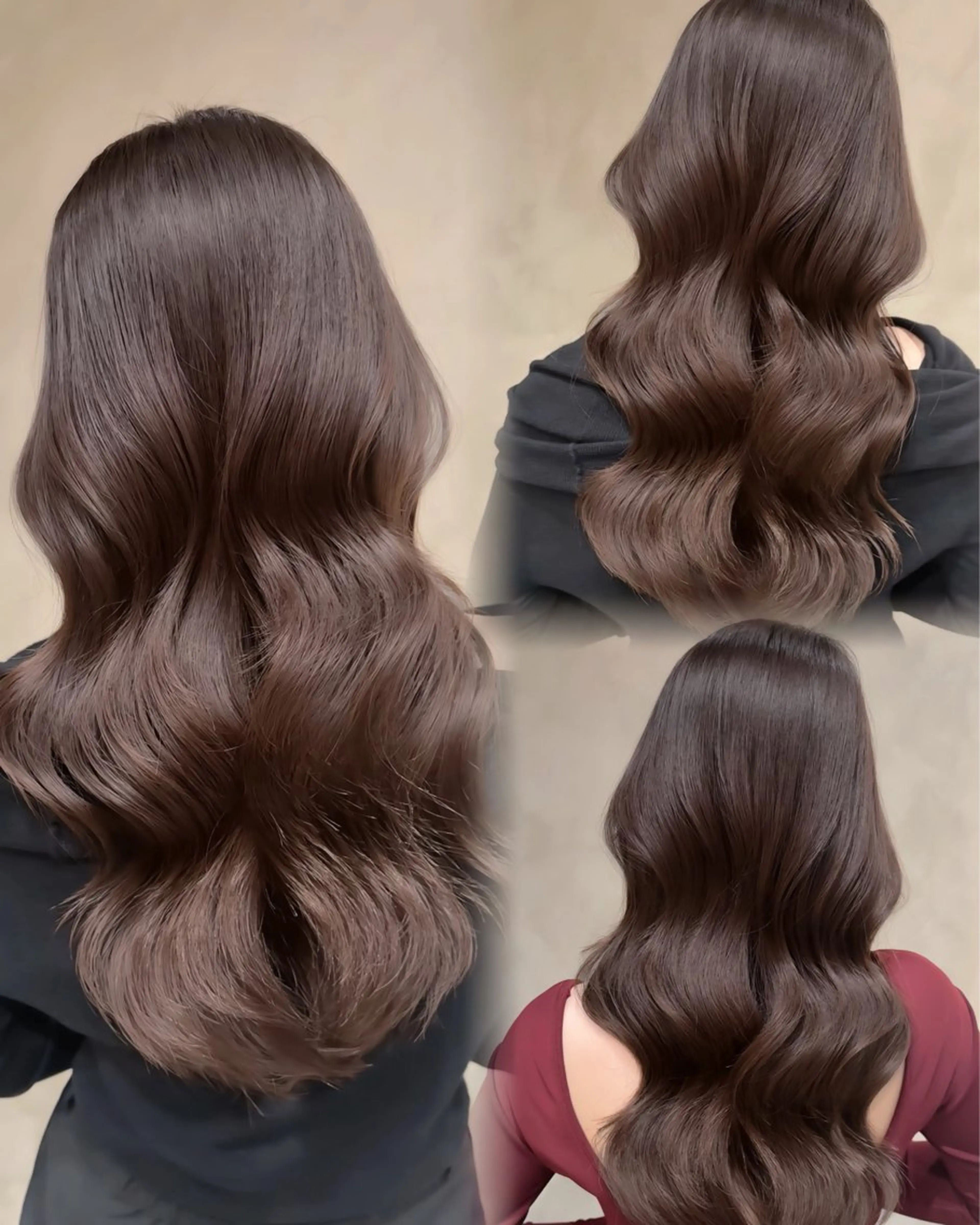 ロング レイヤーカット ヘアカラー トリートメント L'EANE THE TOKYO所属・カット無料｜ 青山 ｜髪質改善のヘアスタイル