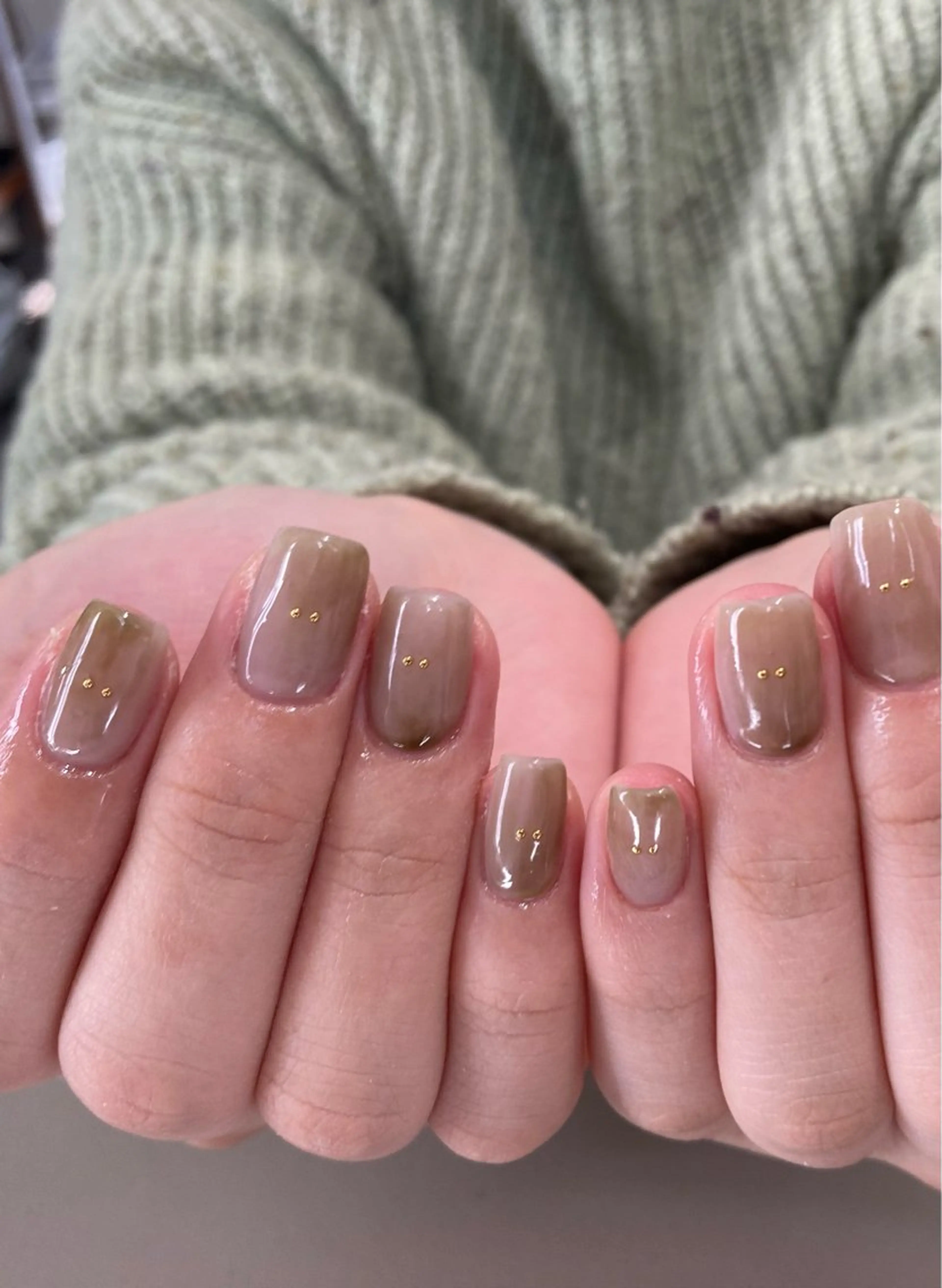 ネイル ゴールド Yarm As Etelのネイルデザイン