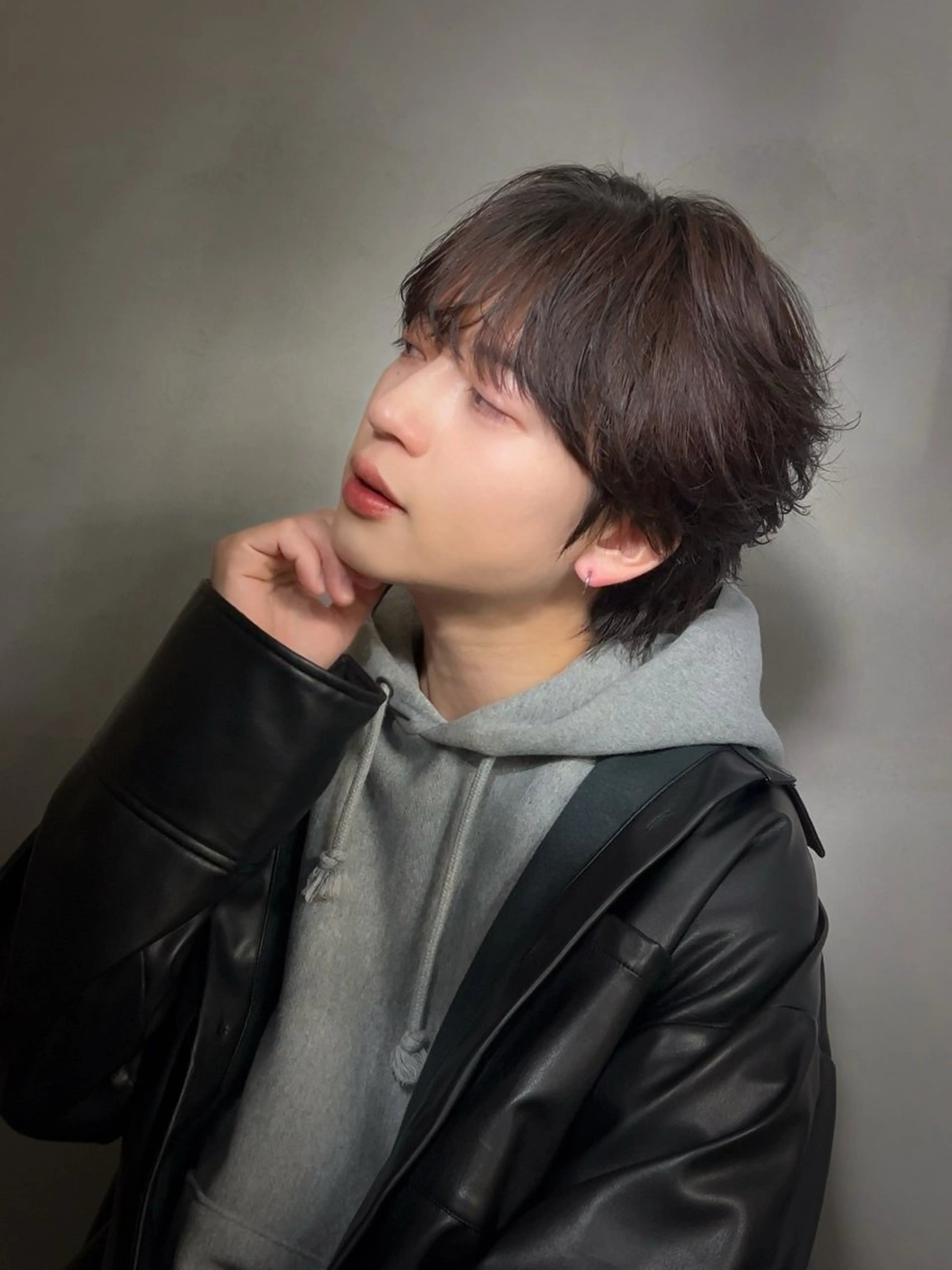 ミディアム パーマ メンズ メンズ特化サロン💈 朝久 岳志のヘアスタイル