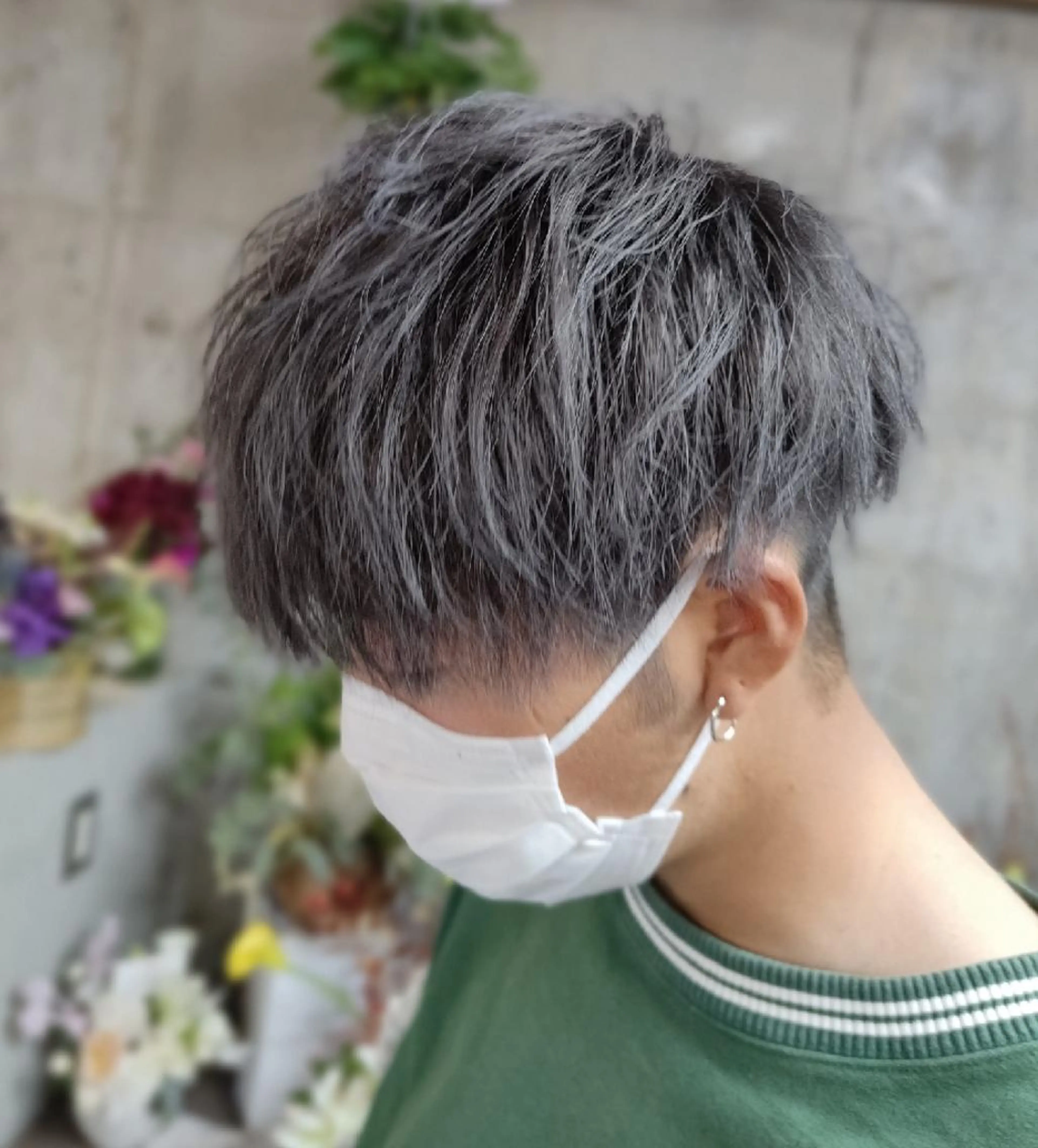 ショート カラー ブリーチ カット ヘアカラー 【メンズ専門】 田口雄也のヘアスタイル