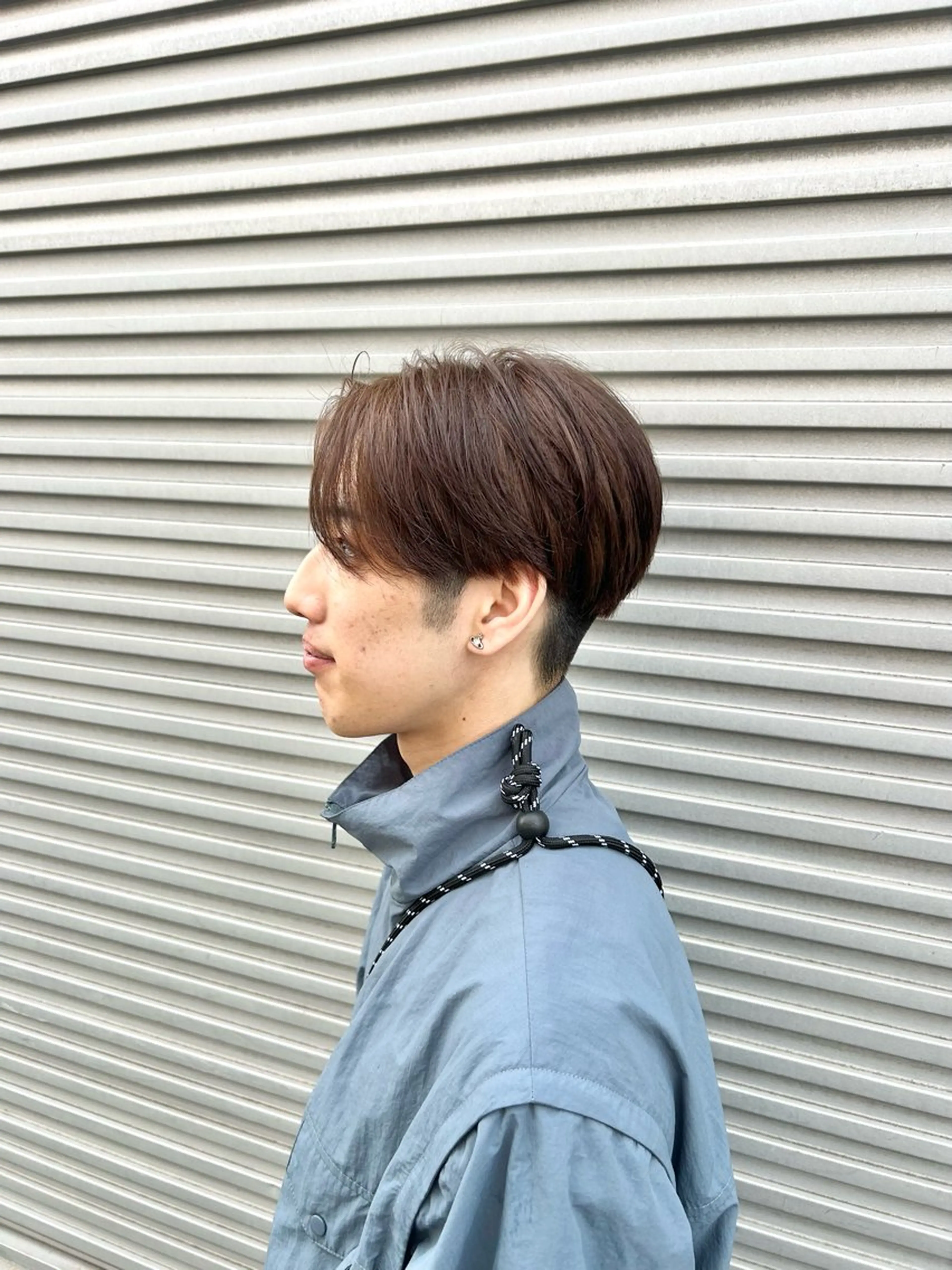 カラー メンズ メンズブリーチ ベージュカラー ブリーチ 🩷愛咲🩷レイヤー /透明感カラーのヘアスタイル