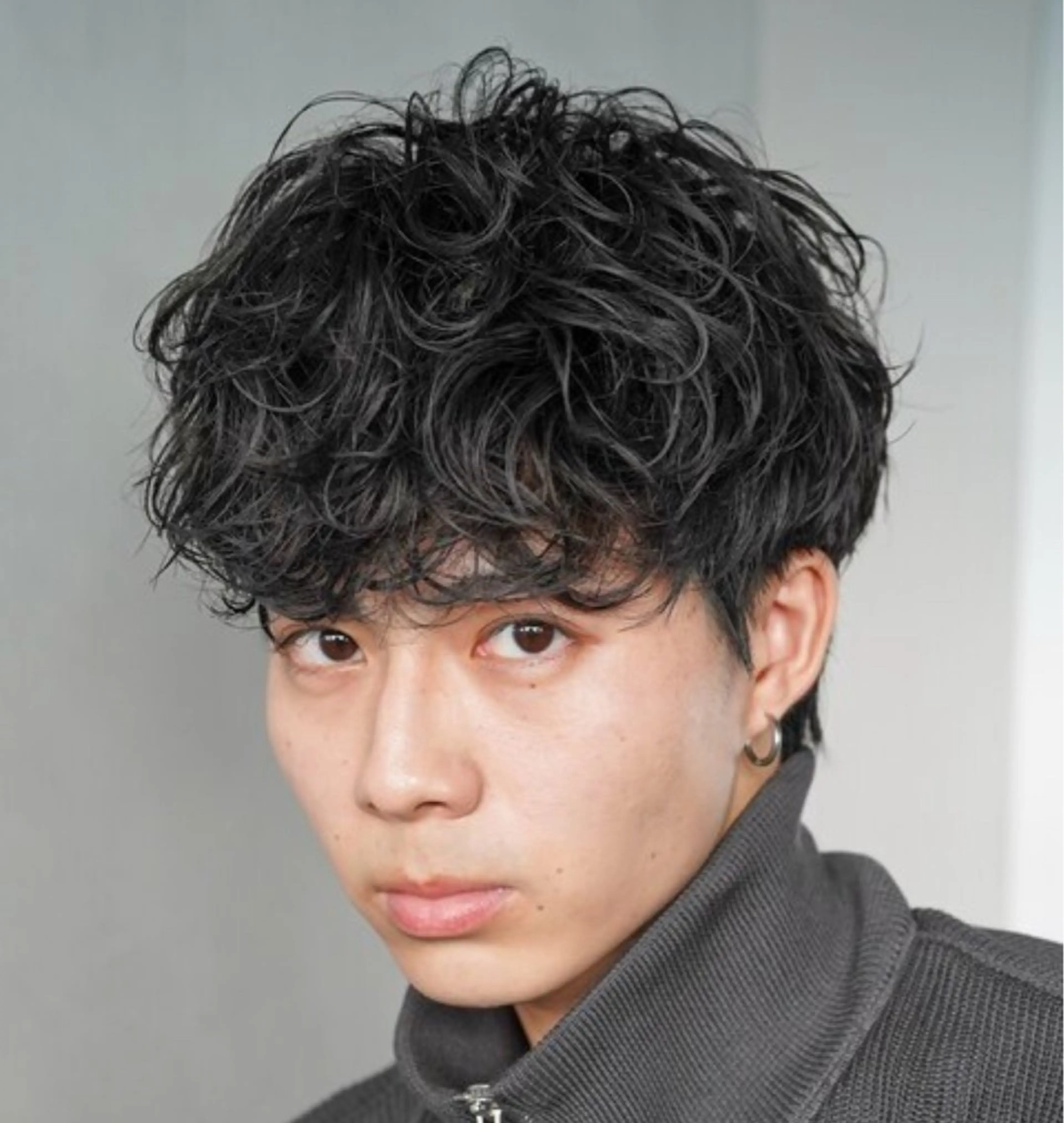 パーマ メンズ センターパート マッシュ メンズパーマ プードルパーマ メンズツイストパーマ カット パーマ トリートメント 仙台フェザーパーマ/ fifth/遠藤楓雅のヘアスタイル