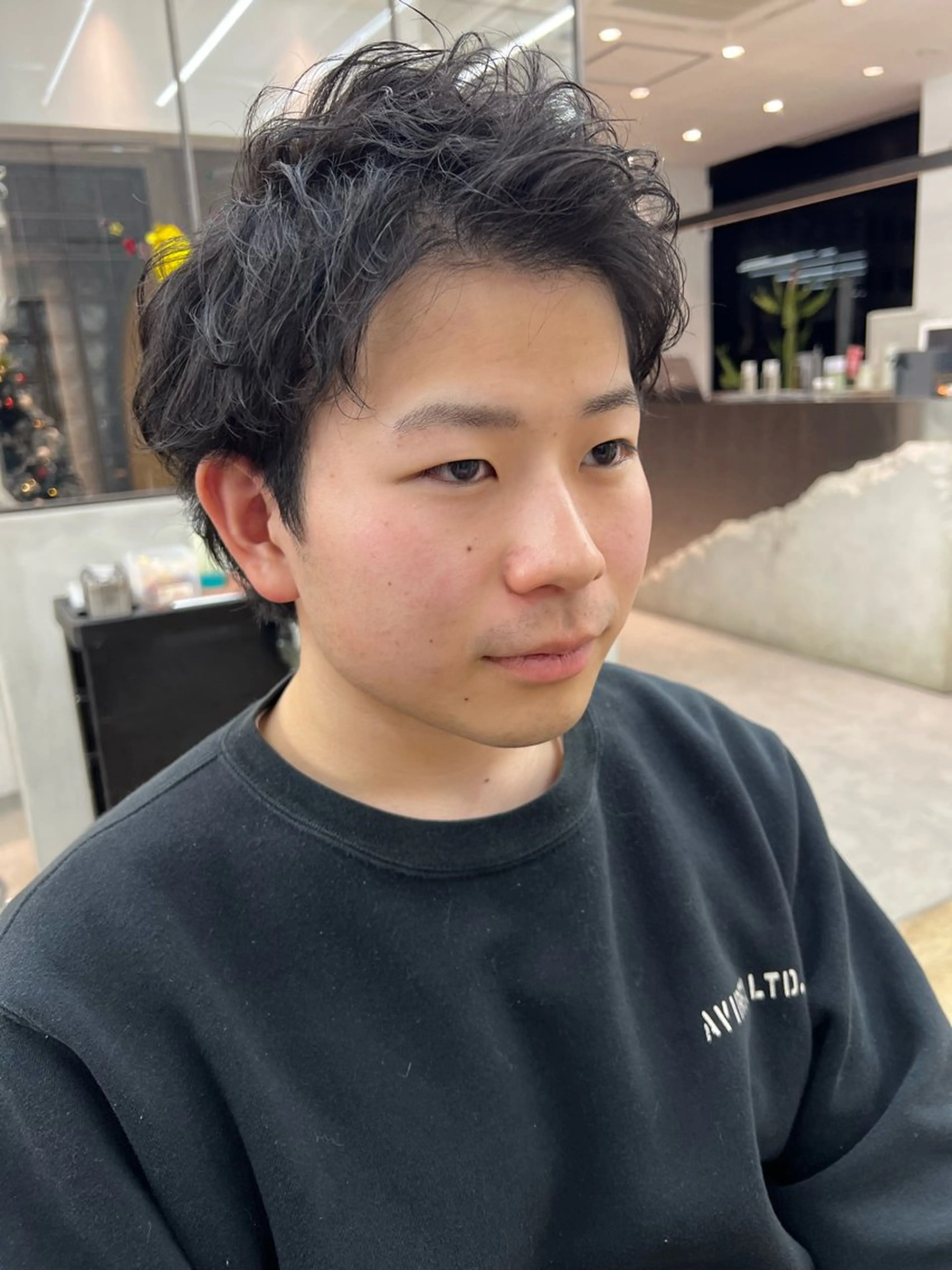 【メンズお悩み解決❤️‍🔥】一日一名様のみ限定🚨骨格似合わせカット➕前髪立ち上げスポットパーマ（トリートメント付き）の写真