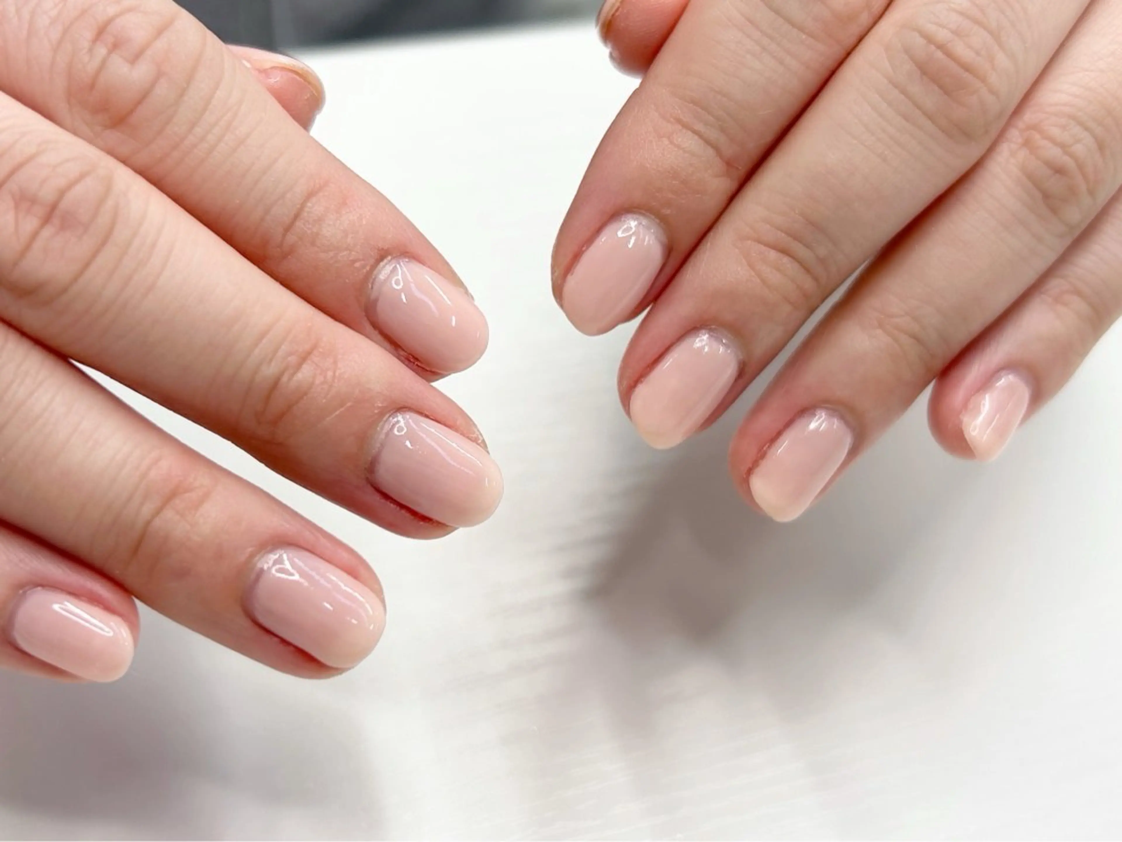 ネイル 桜ネイル ロングネイル オフィスネイル ワンカラーネイル パステルネイル ハンドネイル Forca total studio所属・Forca Airaのネイルデザイン