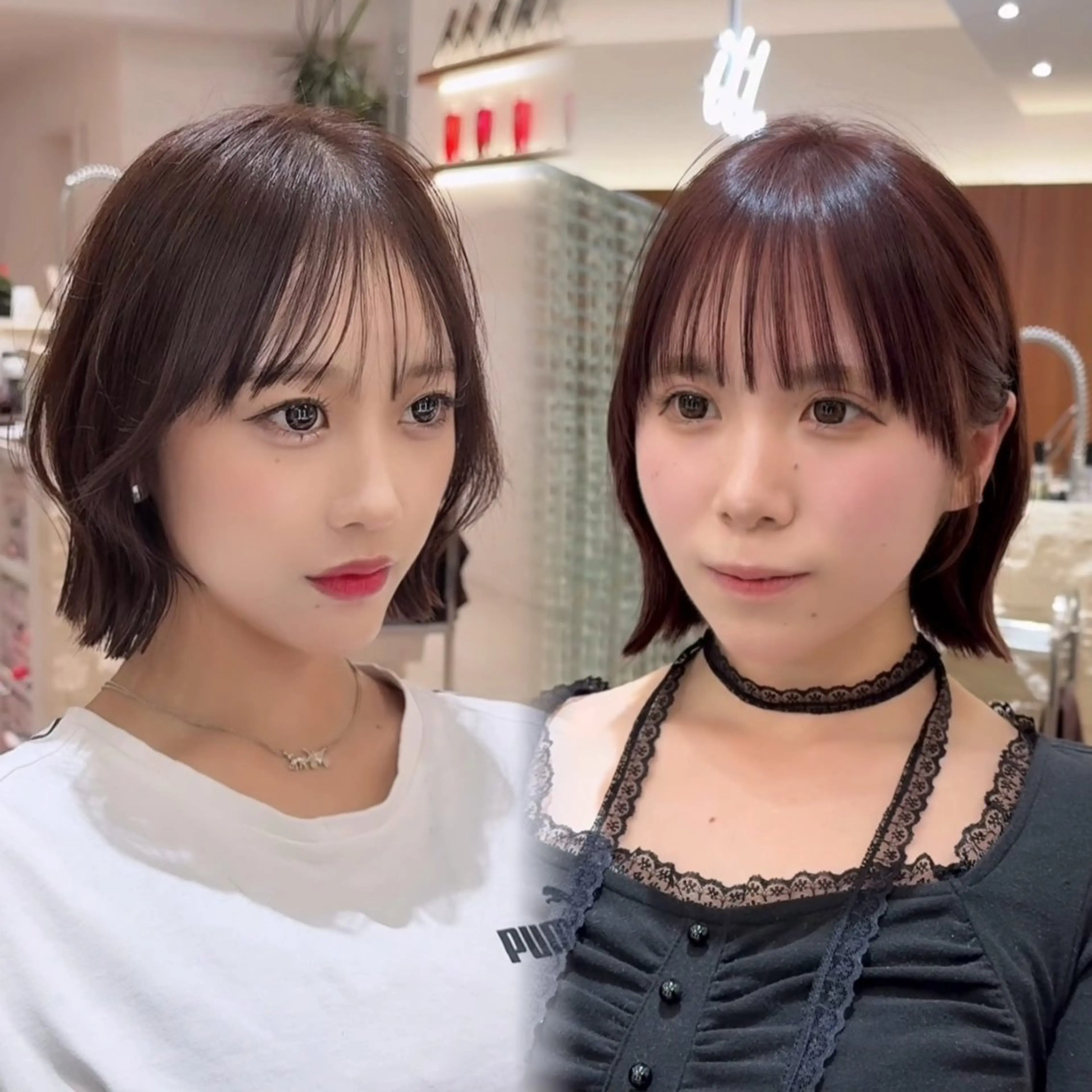 ショート カラー 切りっぱなしボブ ショートボブ ボブレイヤー 透明感カラー ボブ カット ヘアカラー トリートメント 田中航平/渋谷ボブ/ レイヤーボブのヘアスタイル