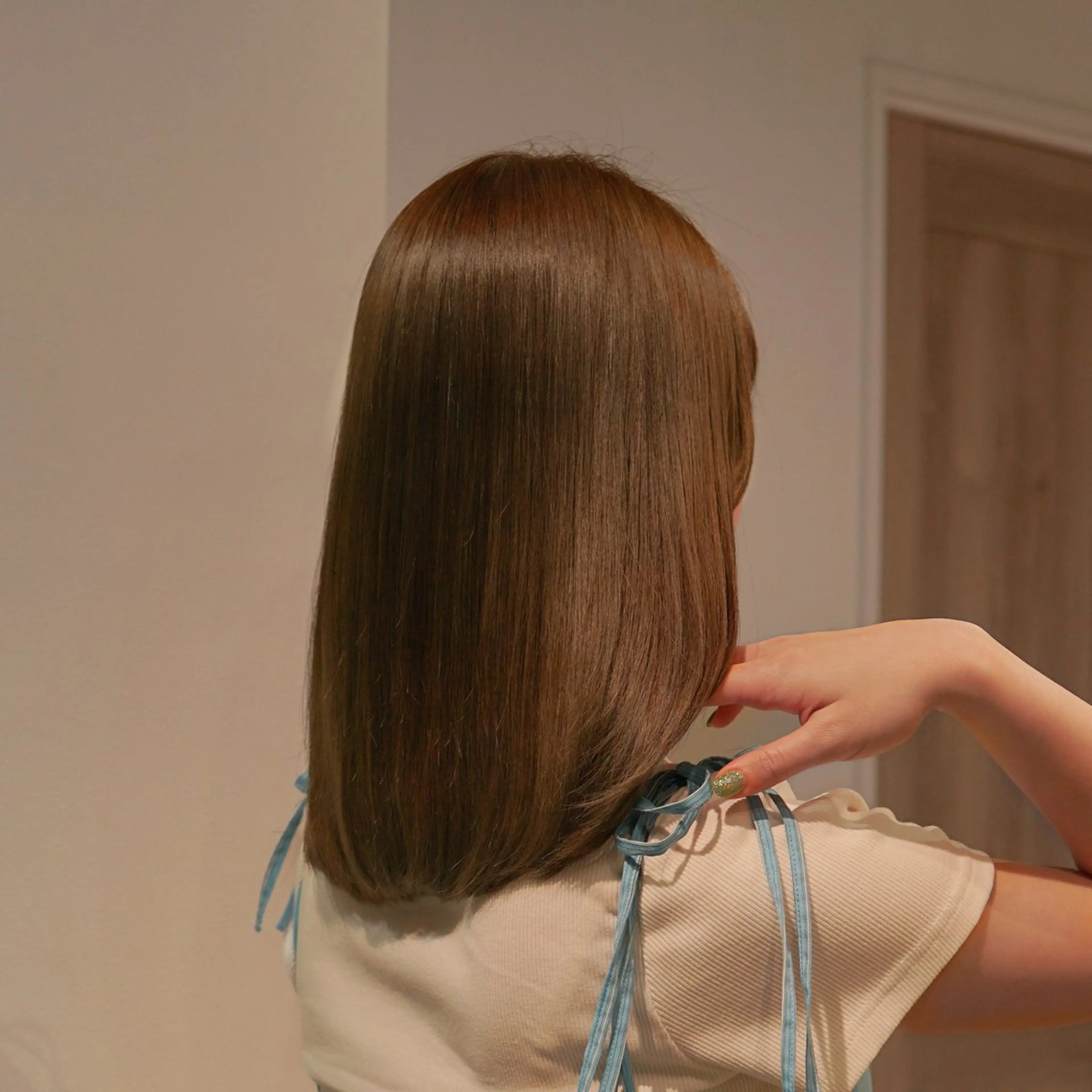 ミディアム 髪質改善/艶カラー 🤍mizueのヘアスタイル