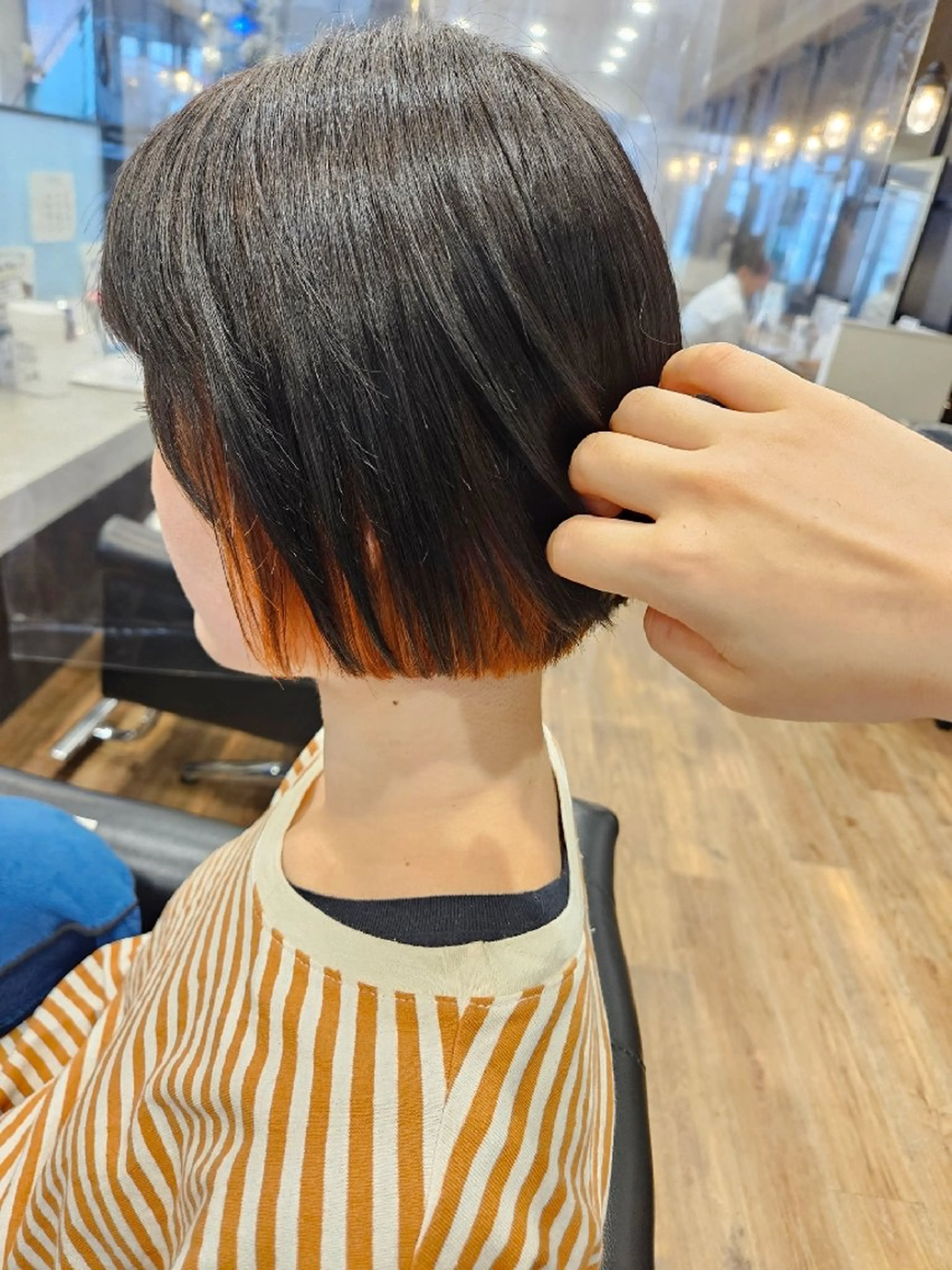 ショート カラー ヘアカラー 関口 友菜のヘアスタイル