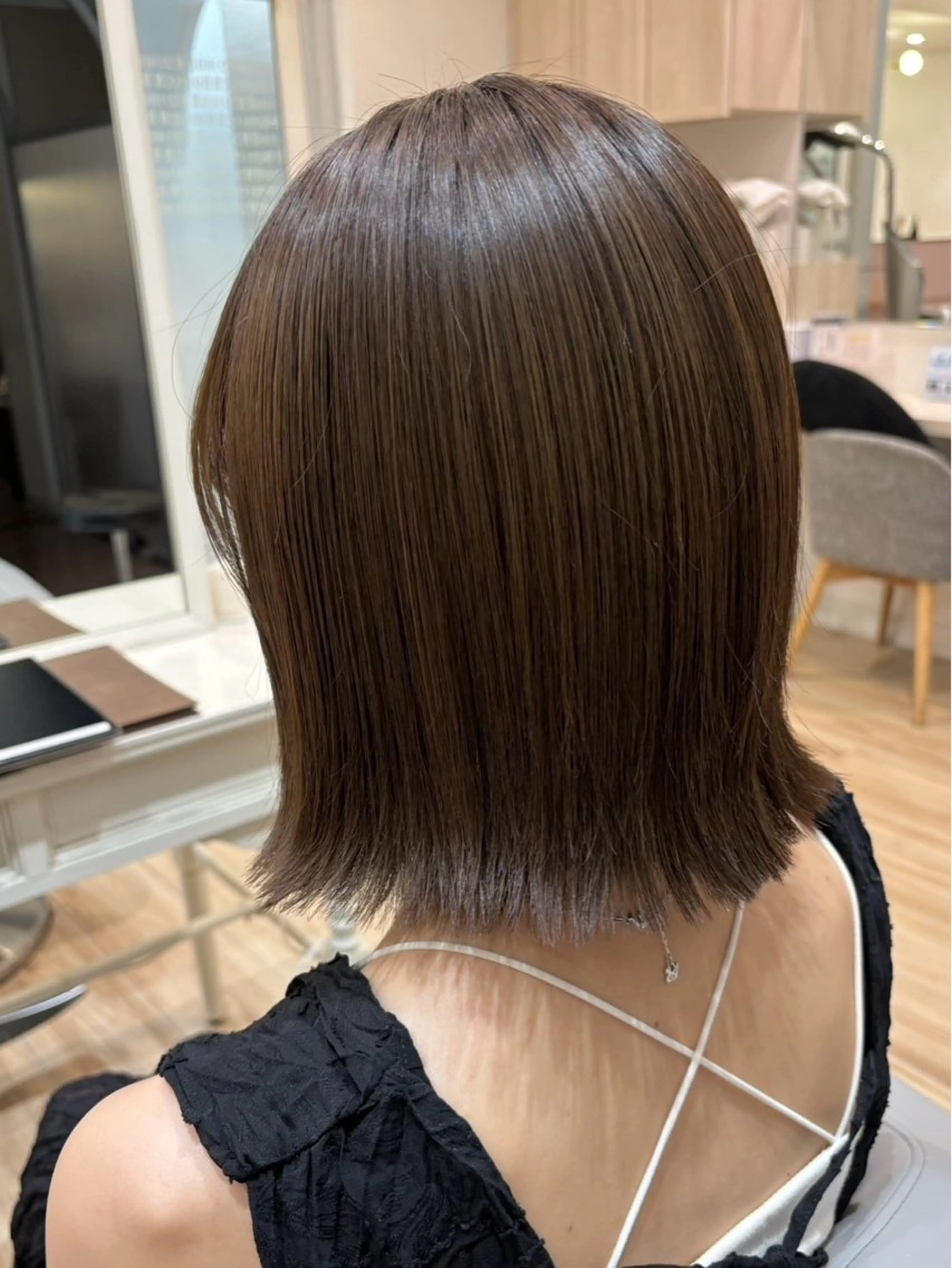 ミディアム 鶴見/BONECCA /中舘春翔のヘアスタイル