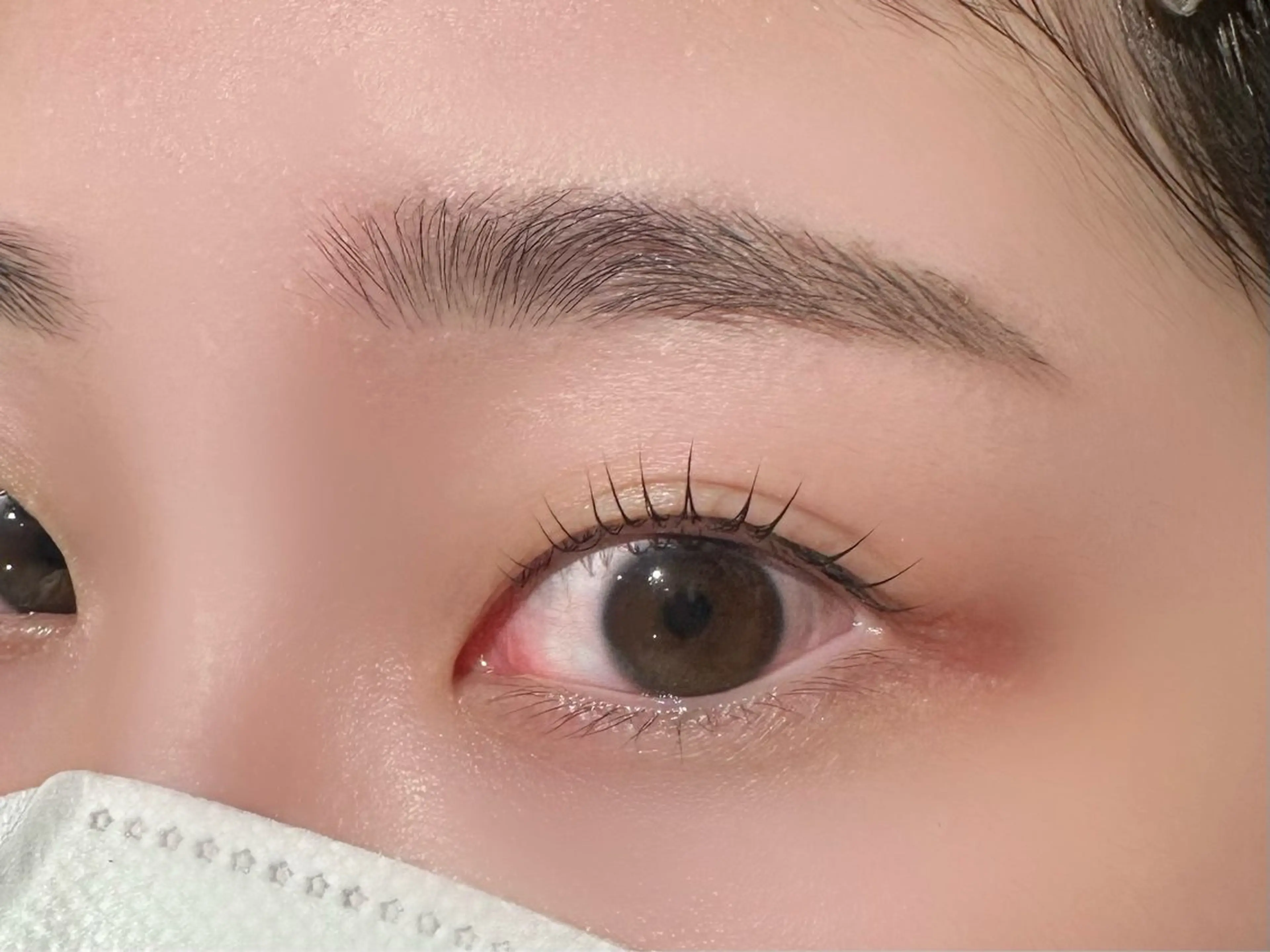 マツエク・マツパ 一重×まつ毛パーマ マツパ 笹木 来夢のマツエク・マツパデザイン