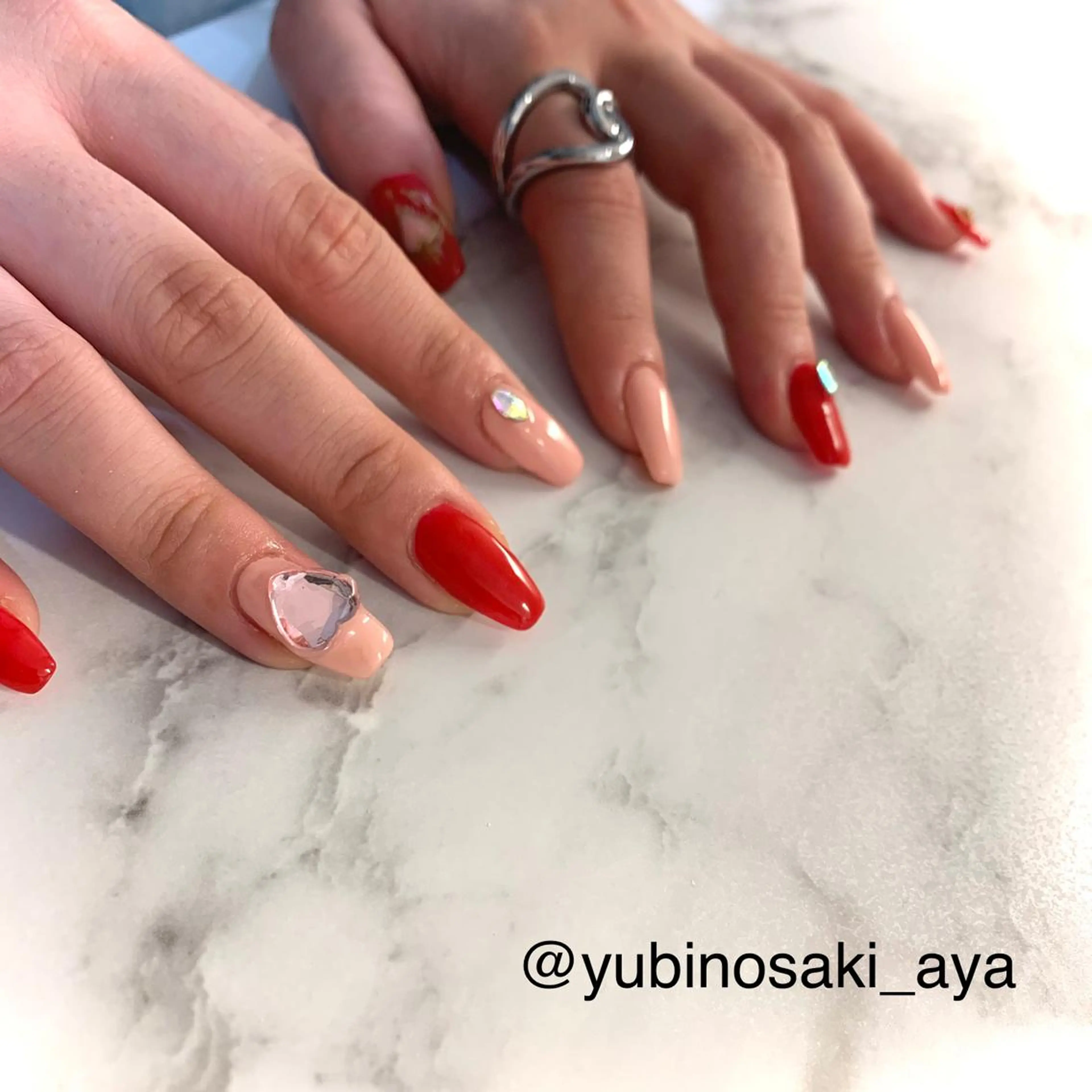 ネイル ハンドネイル フットネイル ゆびノさき茨木店 ニュアンス/アートのネイルデザイン