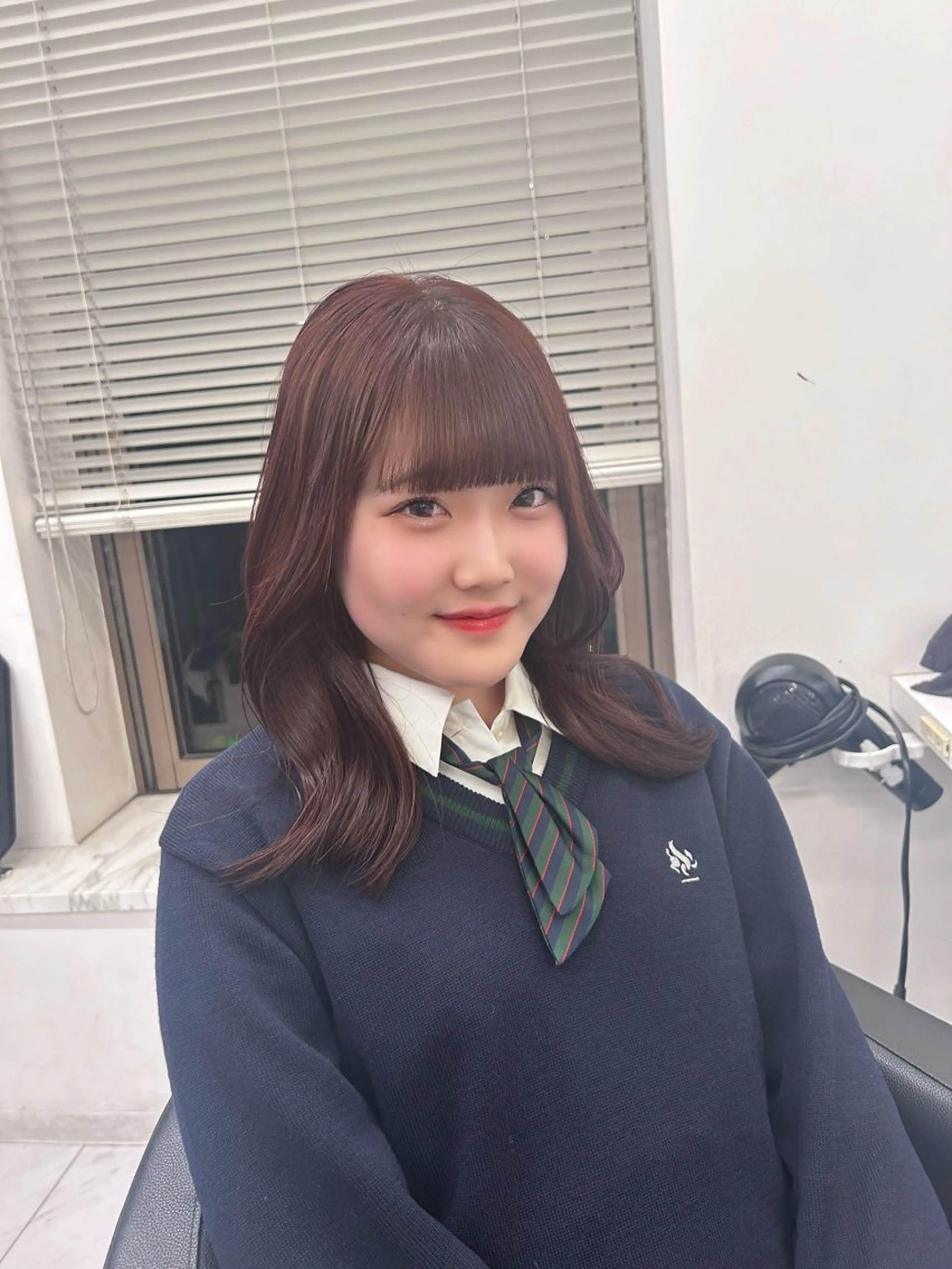 ロング カラー パーマ ヘアアレンジ メンズ キッズ ヘアカラー トリートメント ヘアセット ブリーチなしカラー/ ブラウン/レイヤーのヘアスタイル