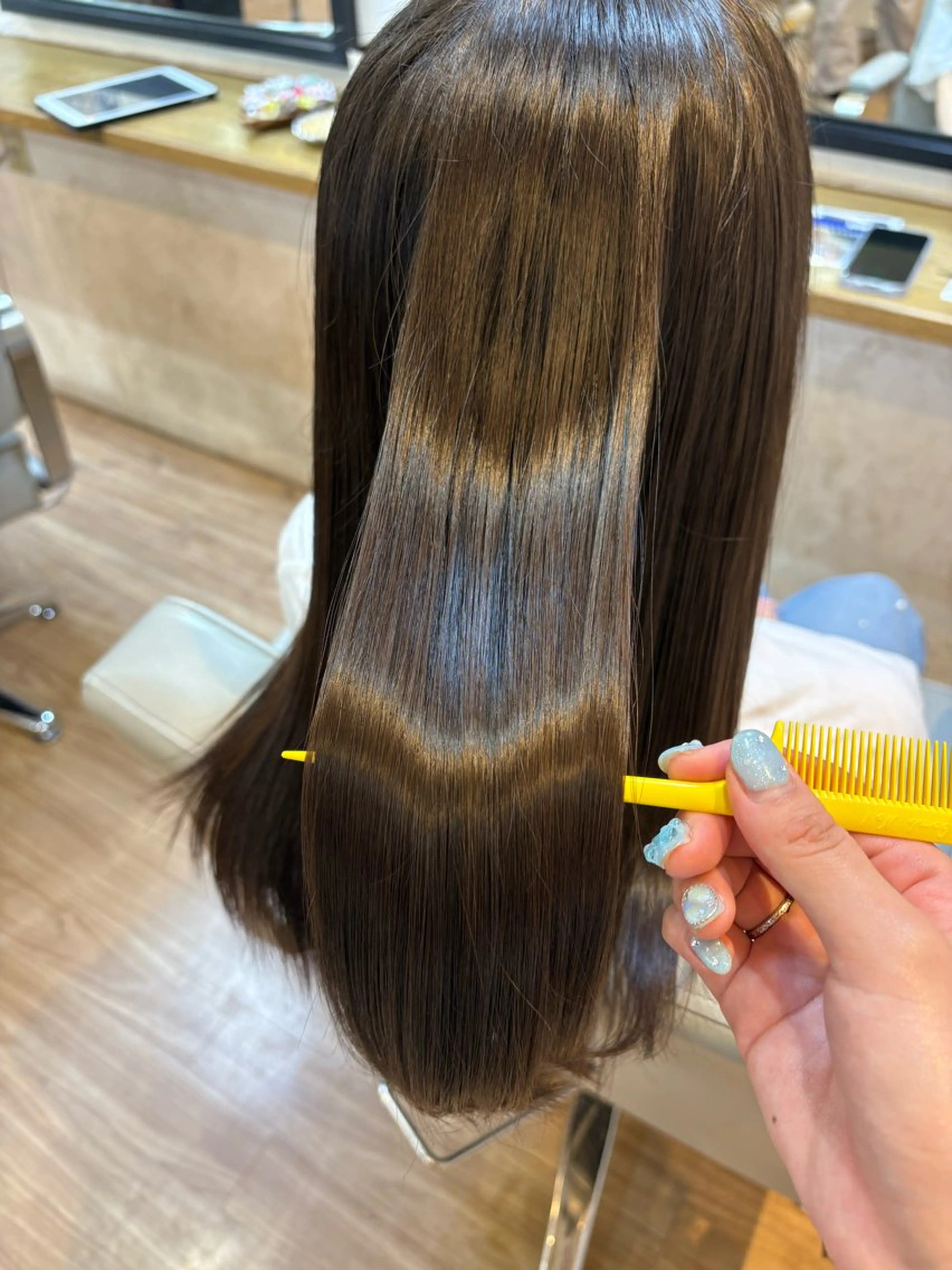 セミロング トリートメント IRICO たまプラーザ所属・韓国ヘアー🇰🇷 MIWAのヘアスタイル