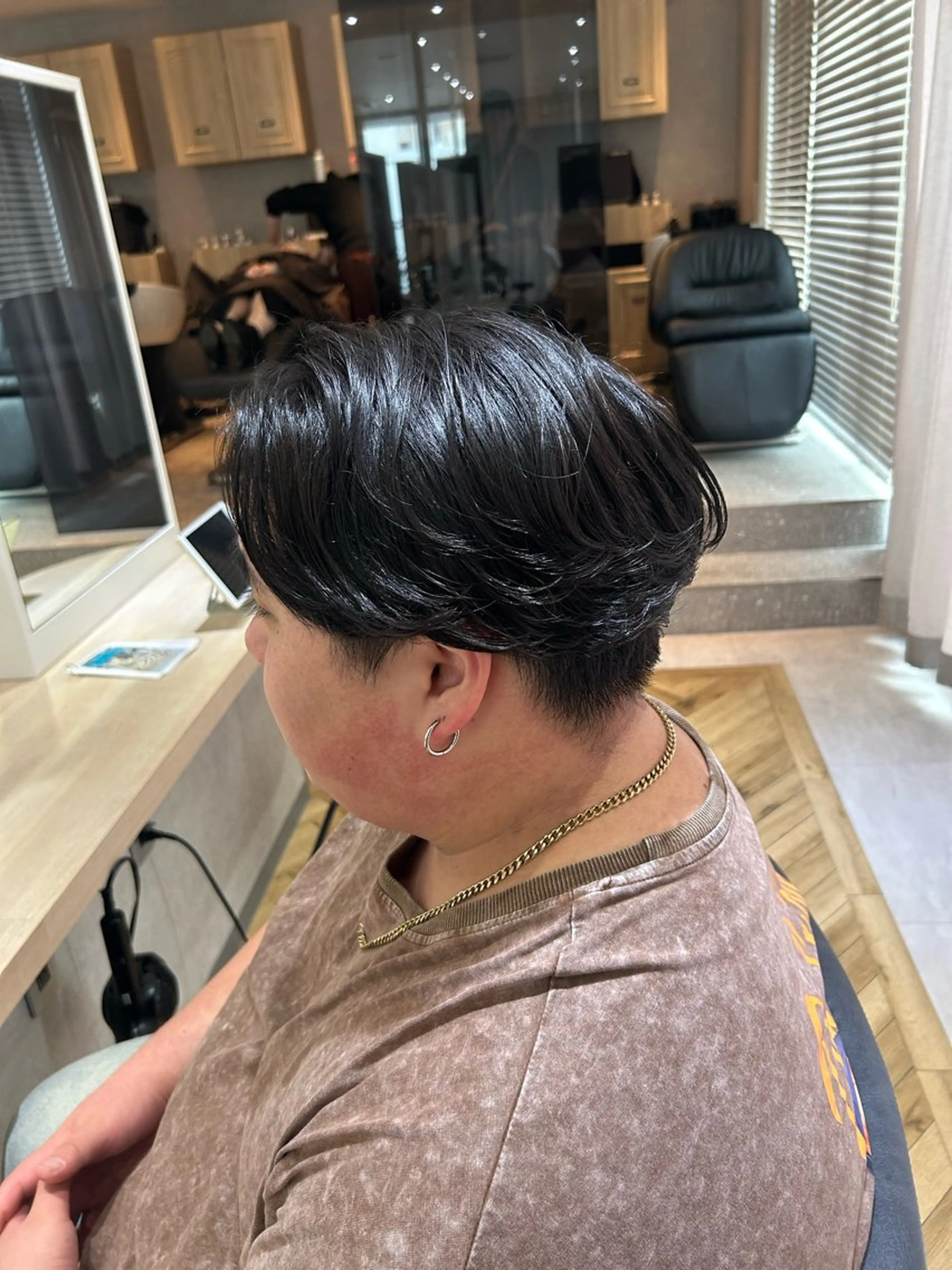 パーマ メンズ メンズパーマ ニュアンスパーマ 🎀透明感ブラウ ンshizuka🎀のヘアスタイル