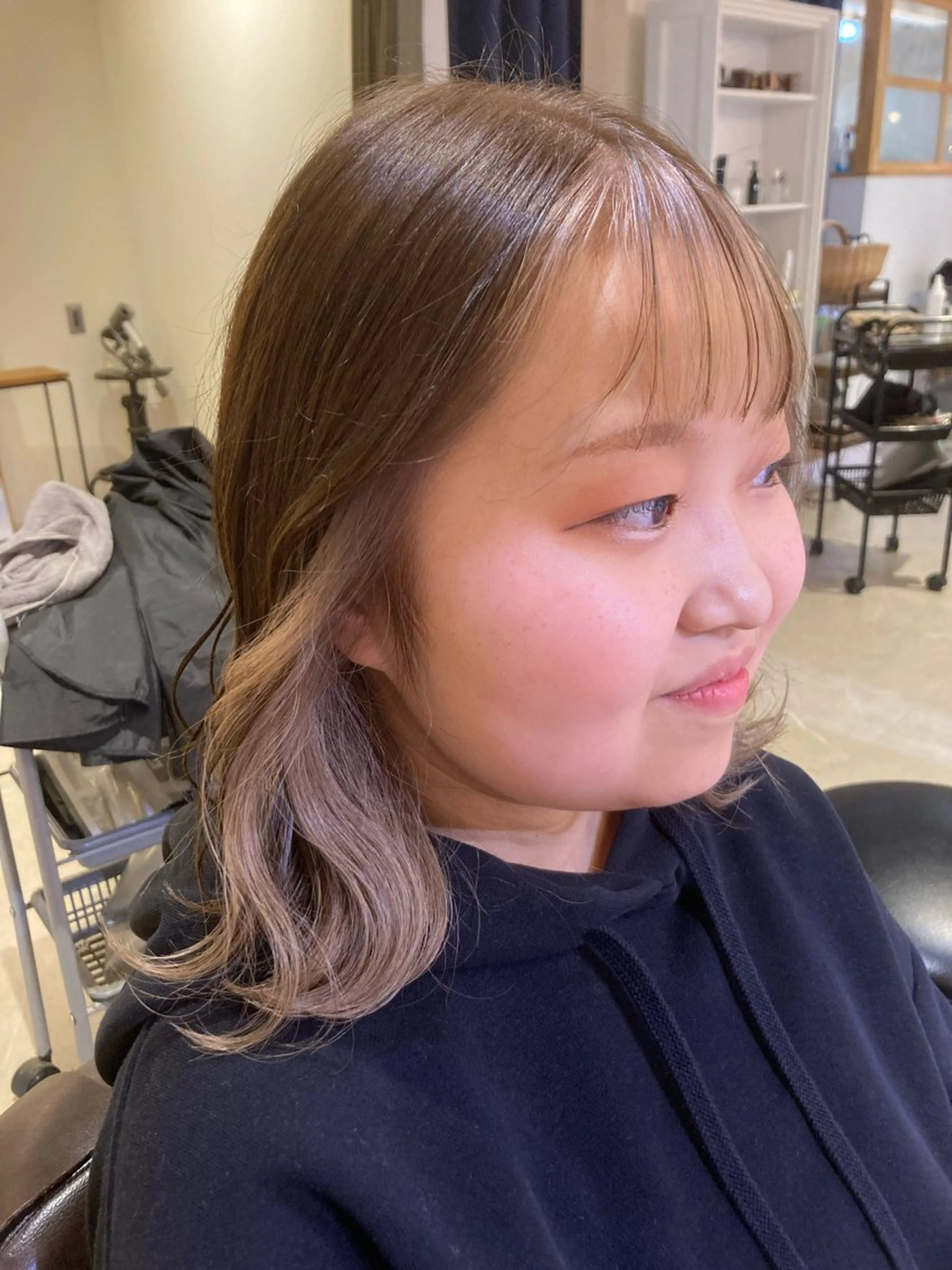 ミディアム カラー ヘアカラー DEUCE hair /ヒハルのヘアスタイル