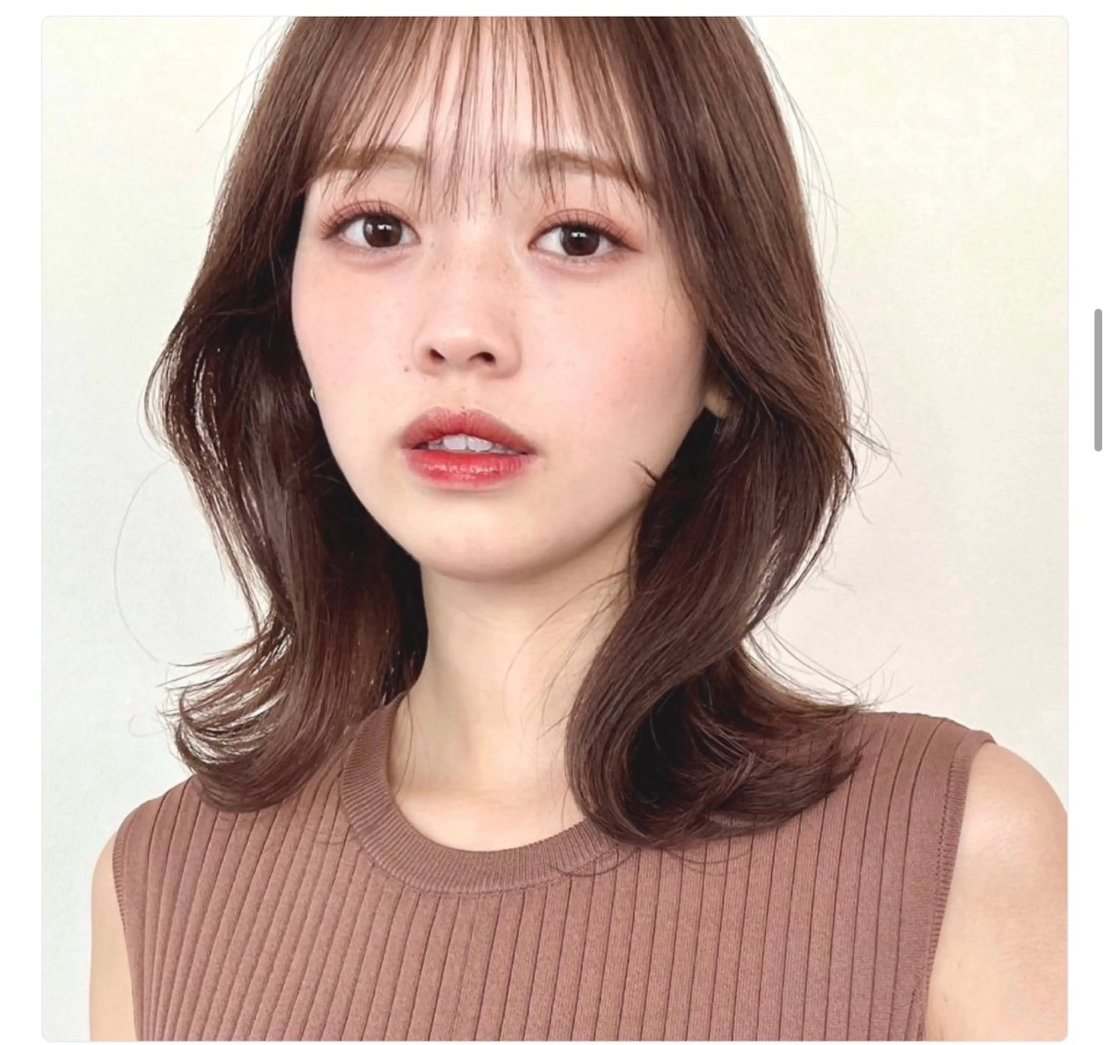 ミディアム COALL nex the salon所属・Riria✨ 透明感カラーのヘアスタイル