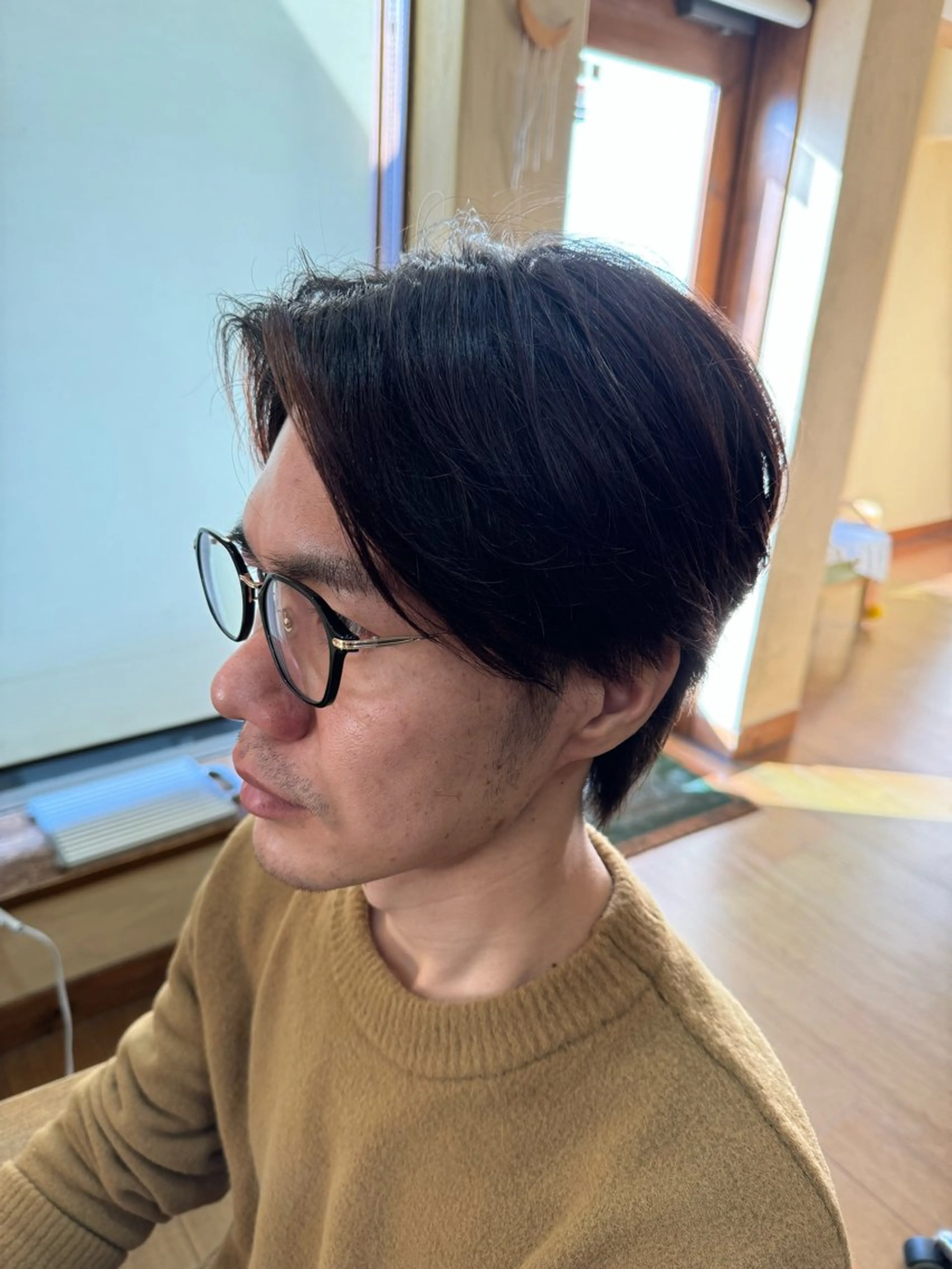 ショート カット パーマ 坂井 琉生のヘアスタイル