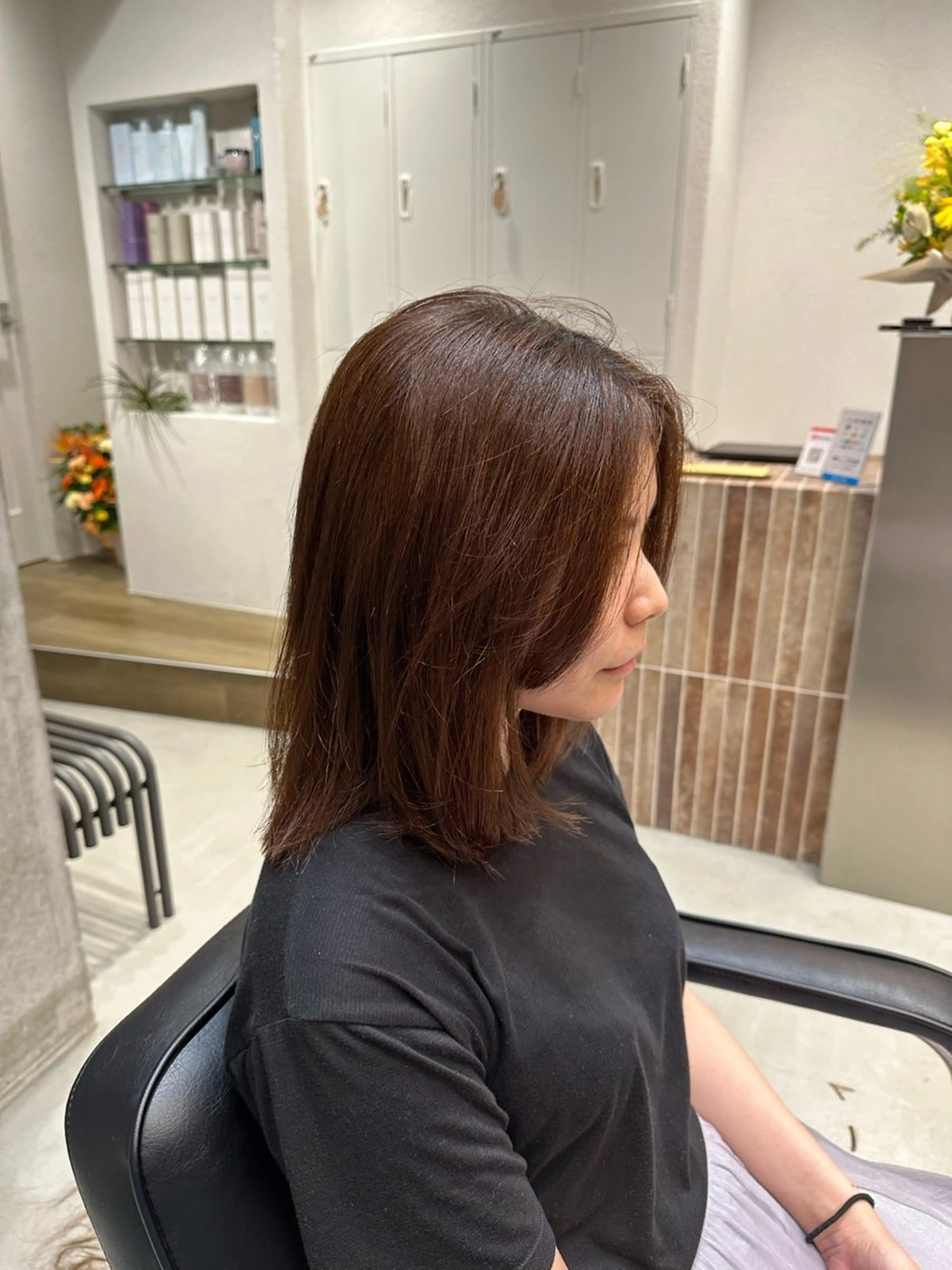 ミディアム カラー ボブ、ショート 無料/はやとのヘアスタイル