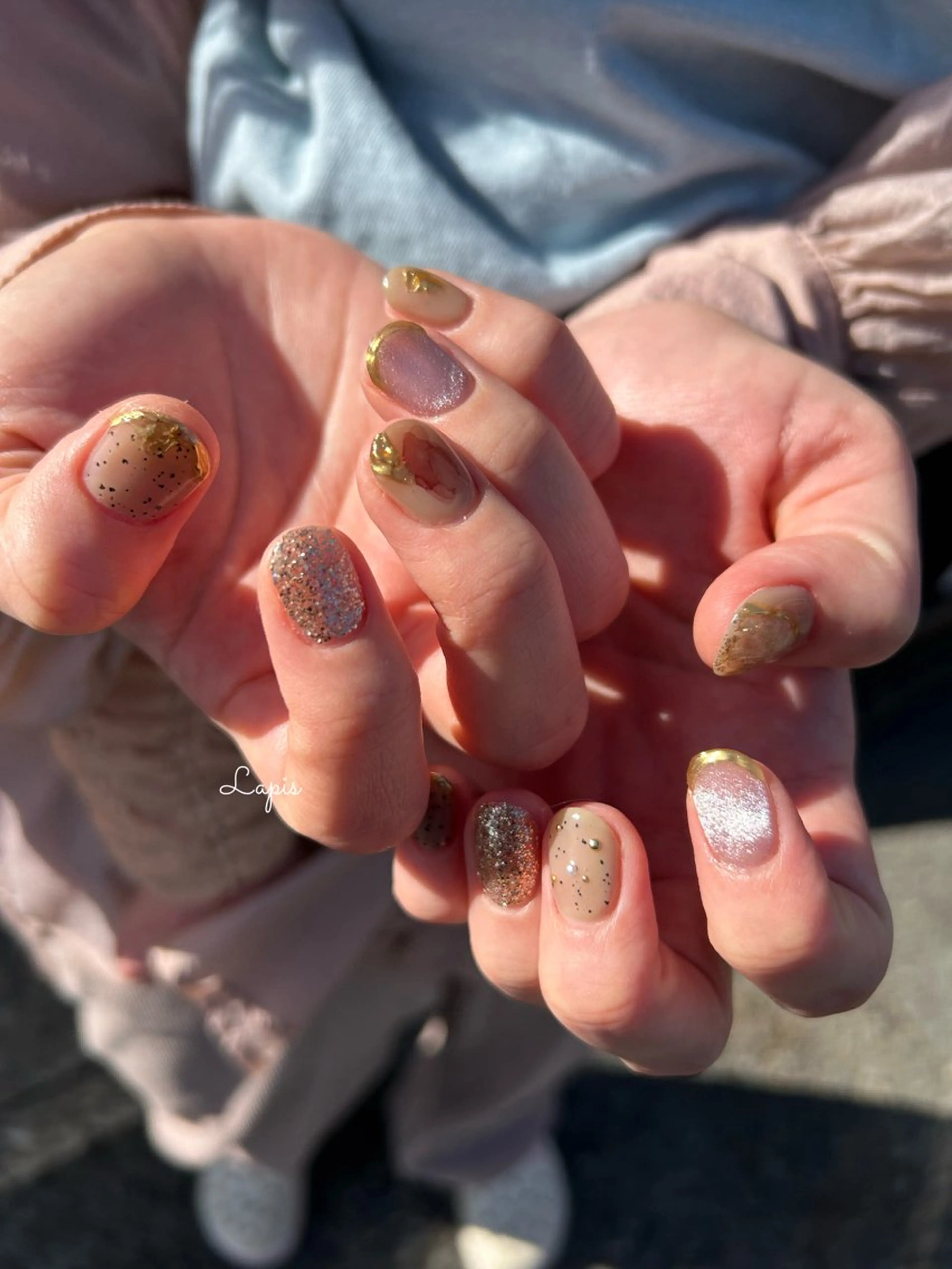 ネイル ハンドネイル Lapis *のネイルデザイン