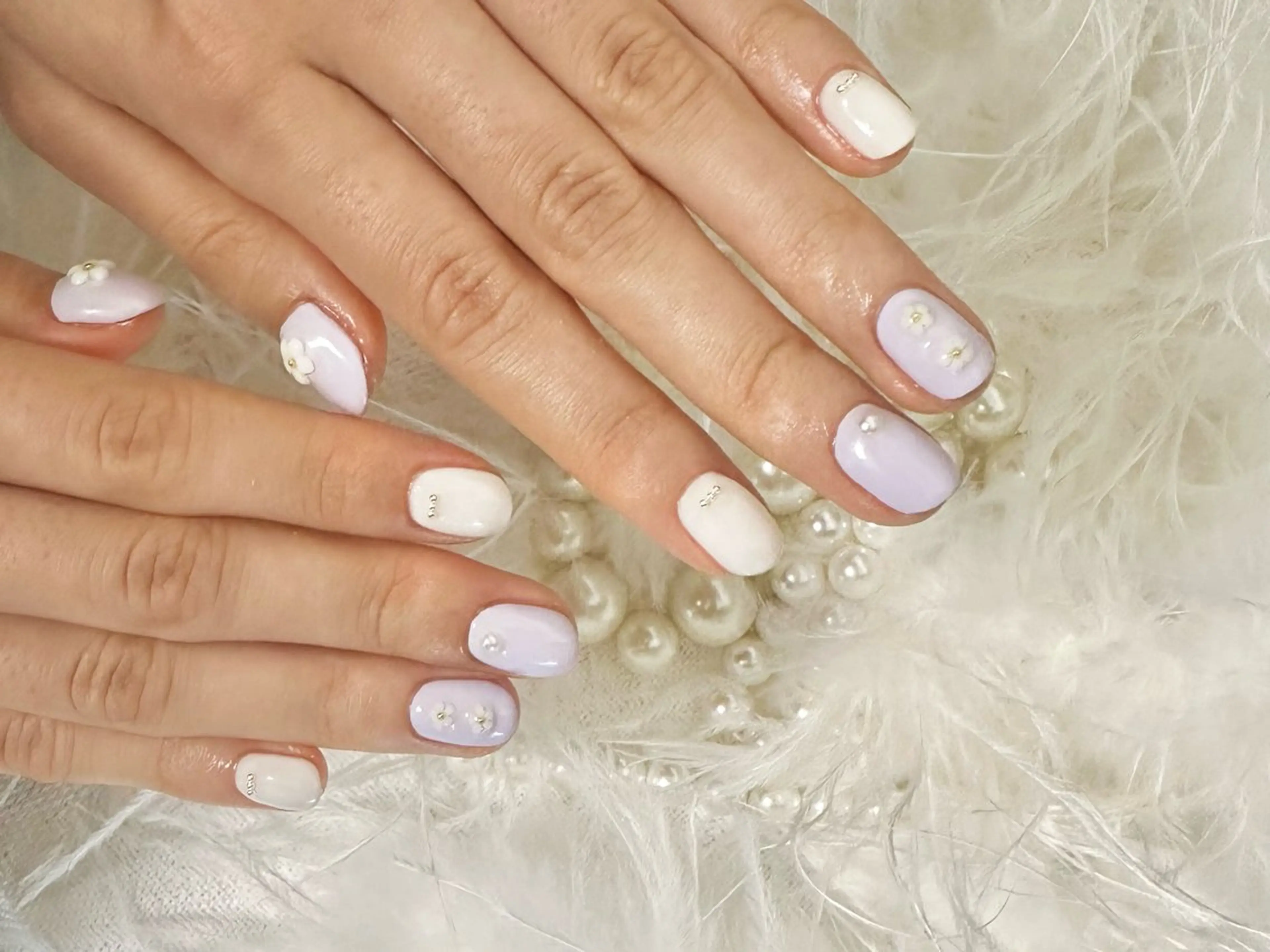 ネイル クリアネイル フットネイル フレンチネイル ジェルネイル 韓国ネイル ハンドネイル ハンドケア nail salon Feerieのネイルデザイン