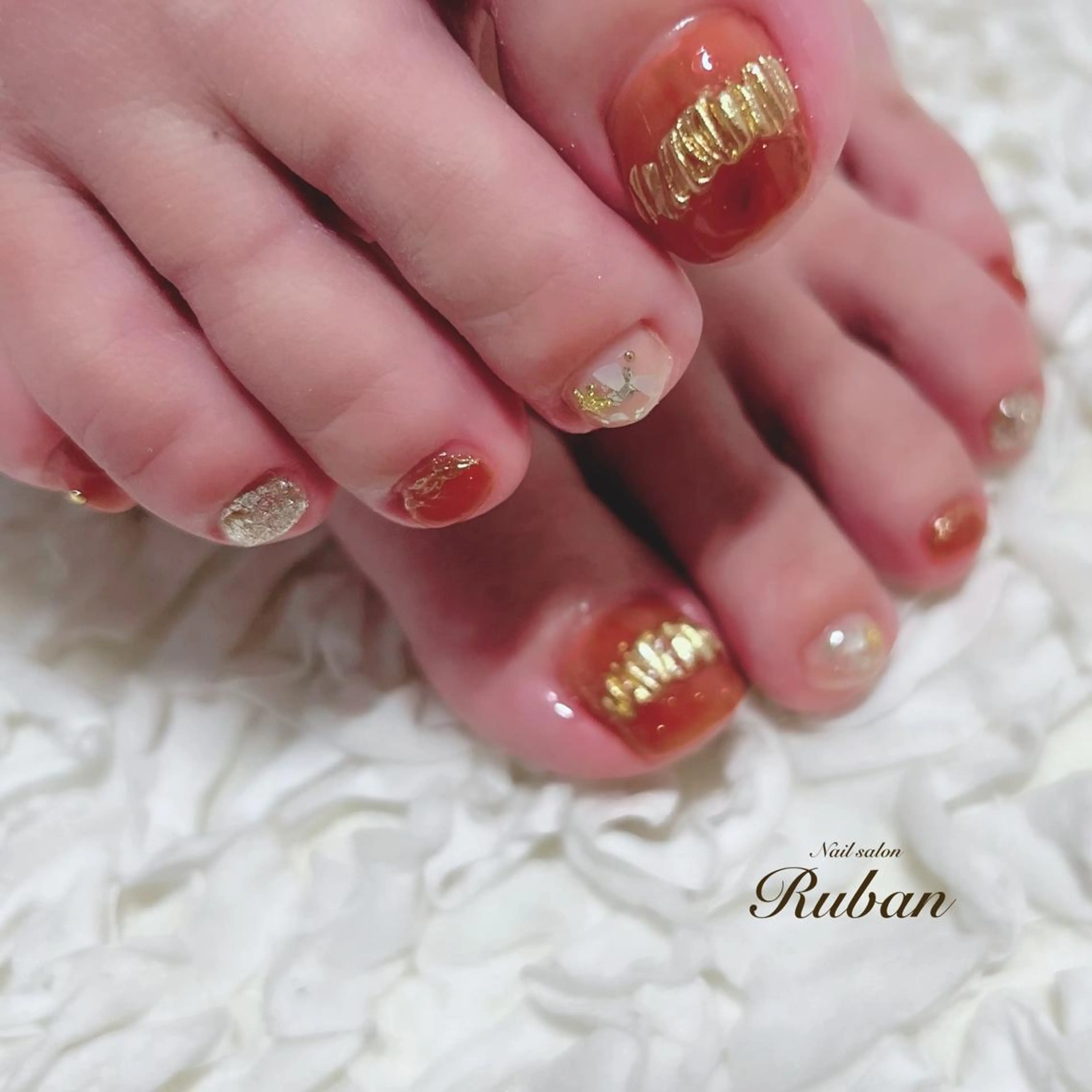 ネイル フットネイル Nail salon Ruban所属・Nail salon Rubanのネイルデザイン