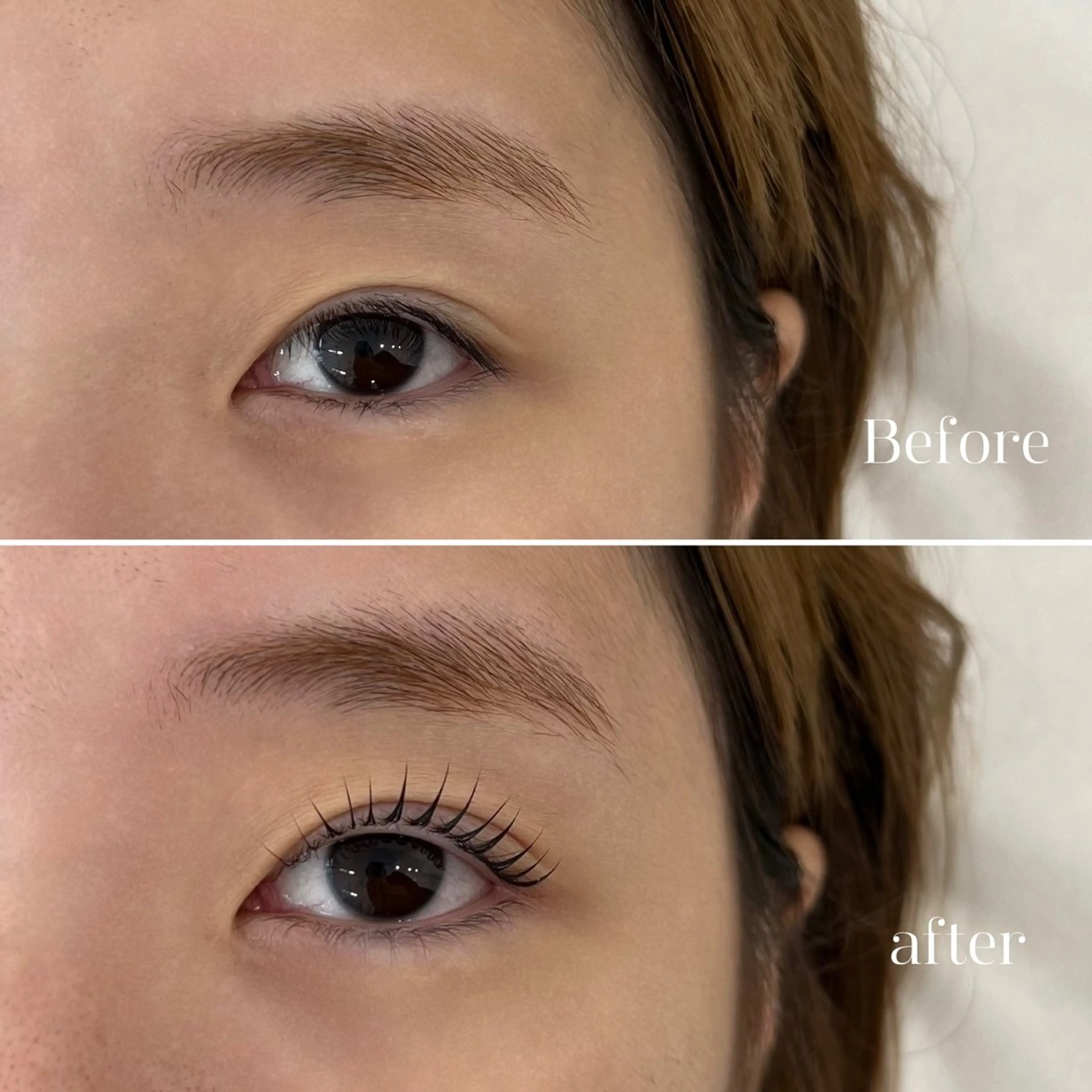 マツエク・マツパ パリジェンヌラッシュリフト three所属・three tomomiのマツエク・マツパデザイン