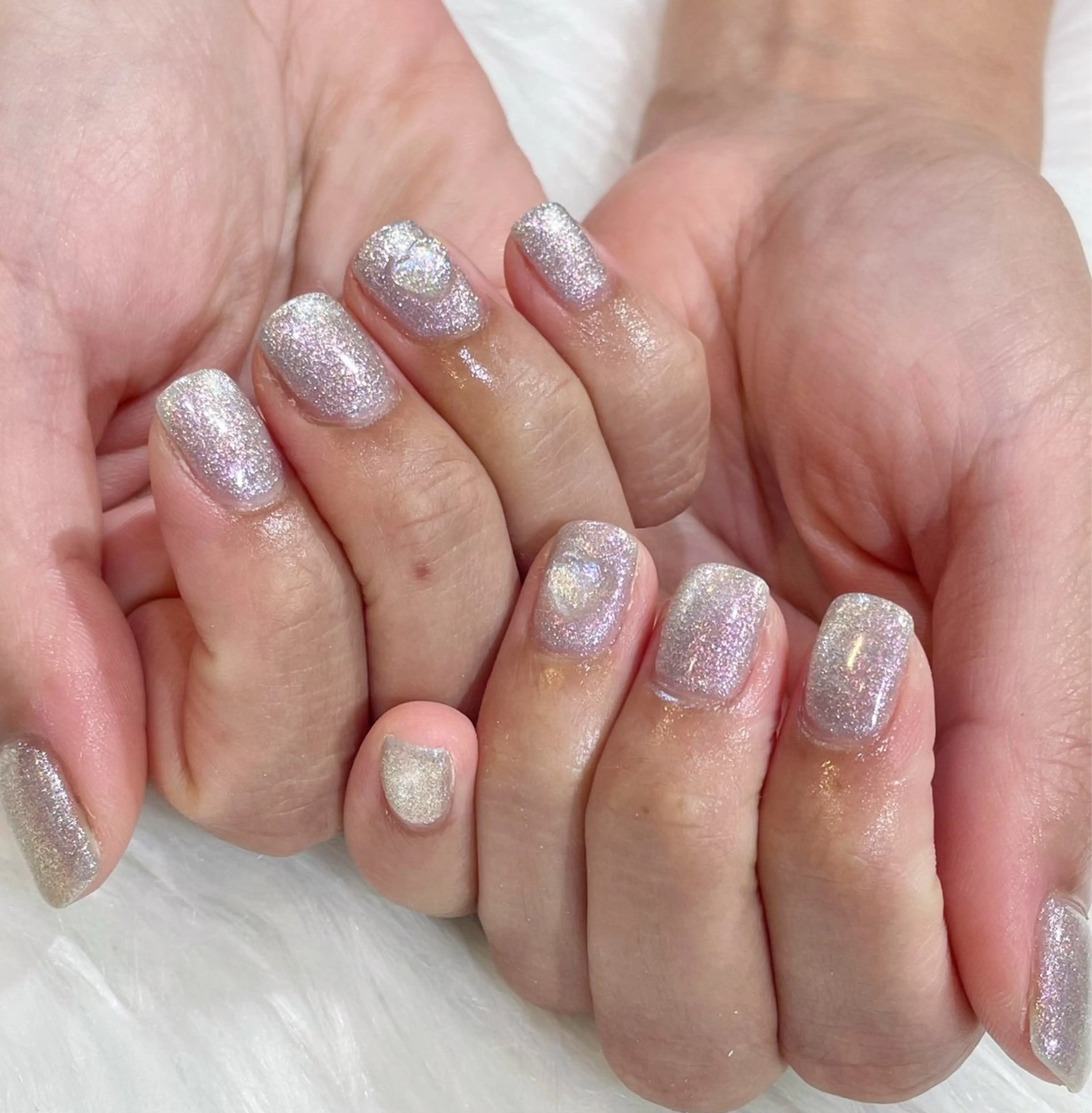 ネイル オーロラネイル マグネットネイル ハンドネイル jujur HARUKA🌸のネイルデザイン