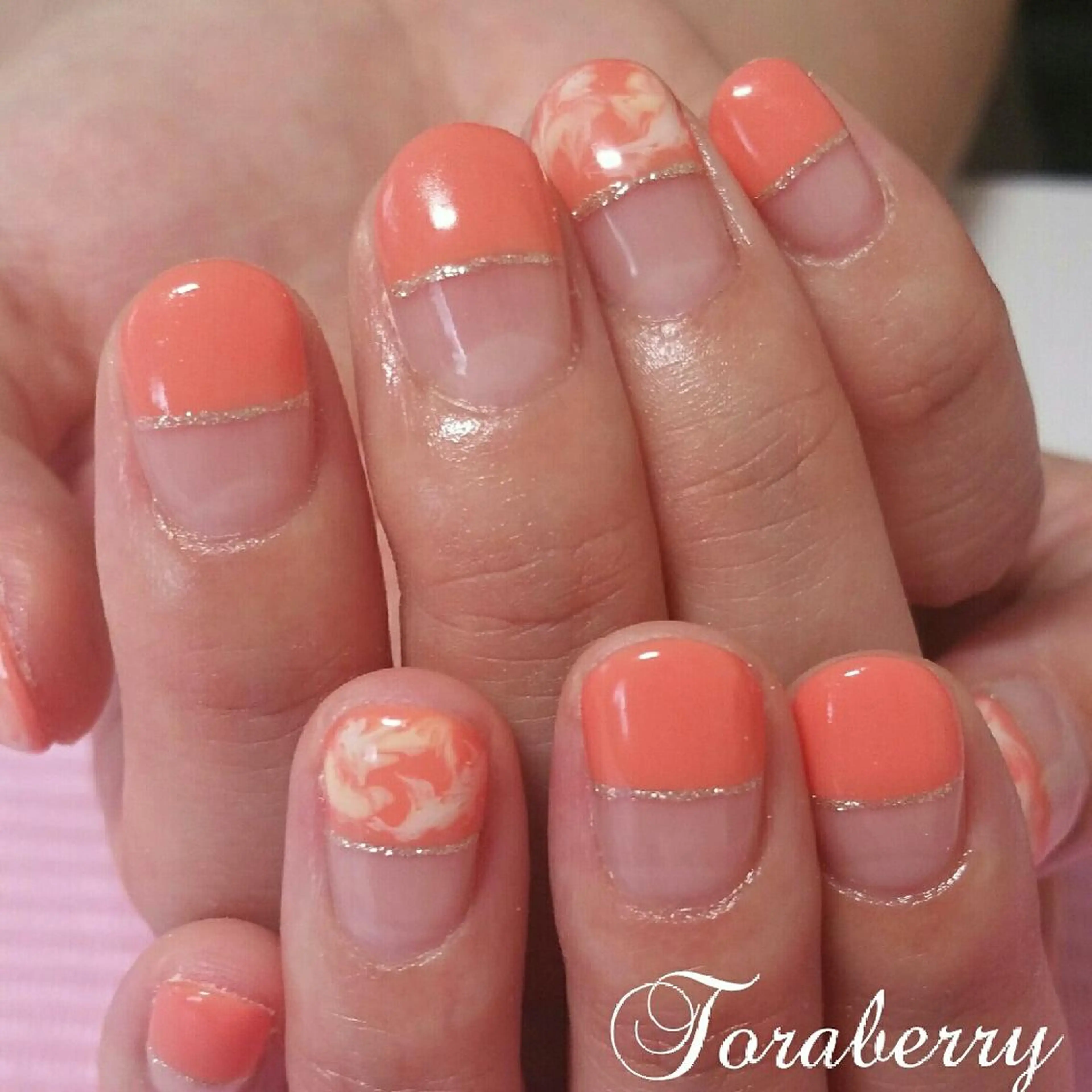 ネイル フレンチネイル ネイリスト なつみのネイルデザイン