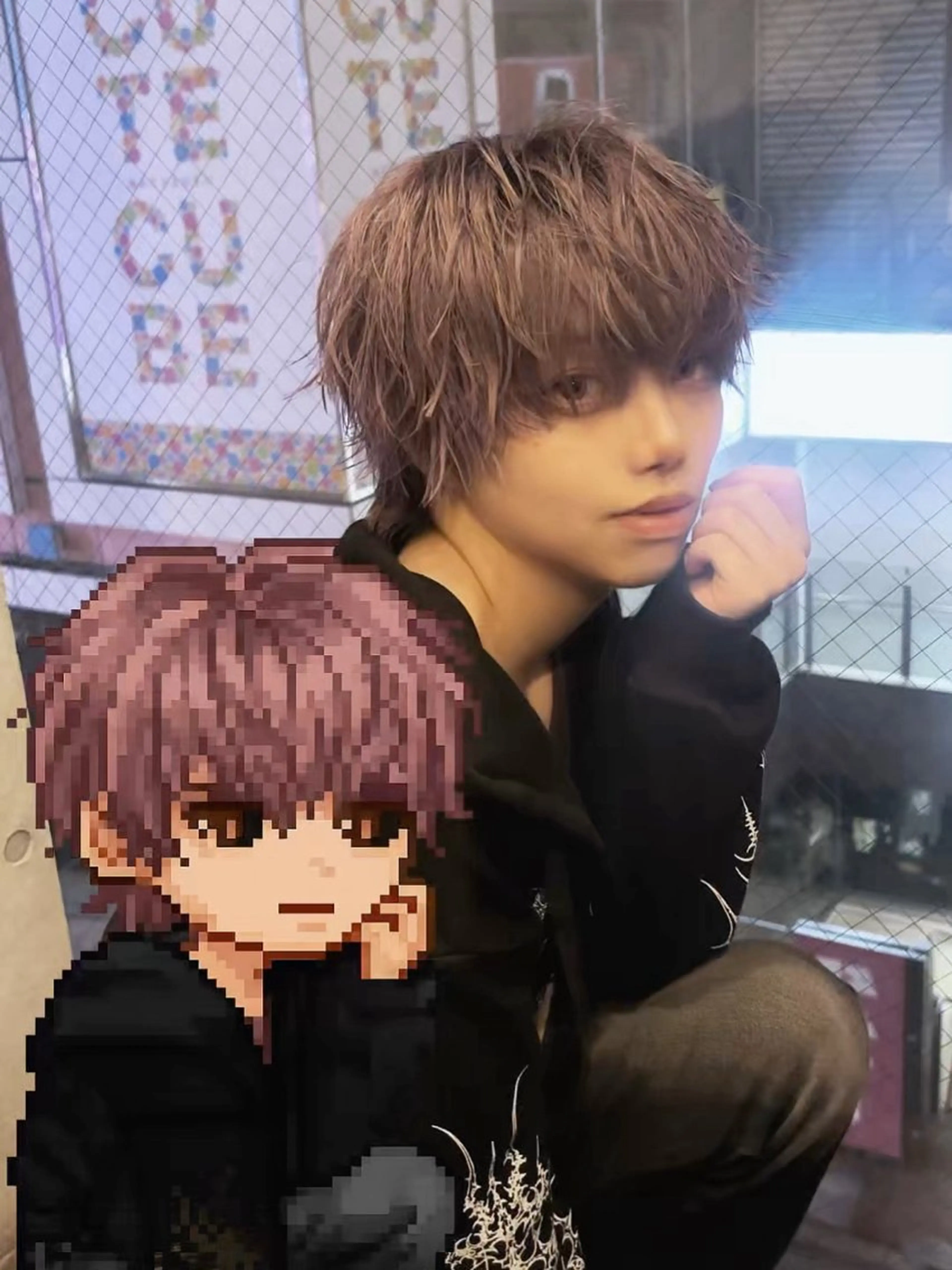 ショート メンズ マッシュウルフ マッシュ メンズウルフカット ウルフカット sai所属・ハイトーン/ メンズカット/まひろのヘアスタイル