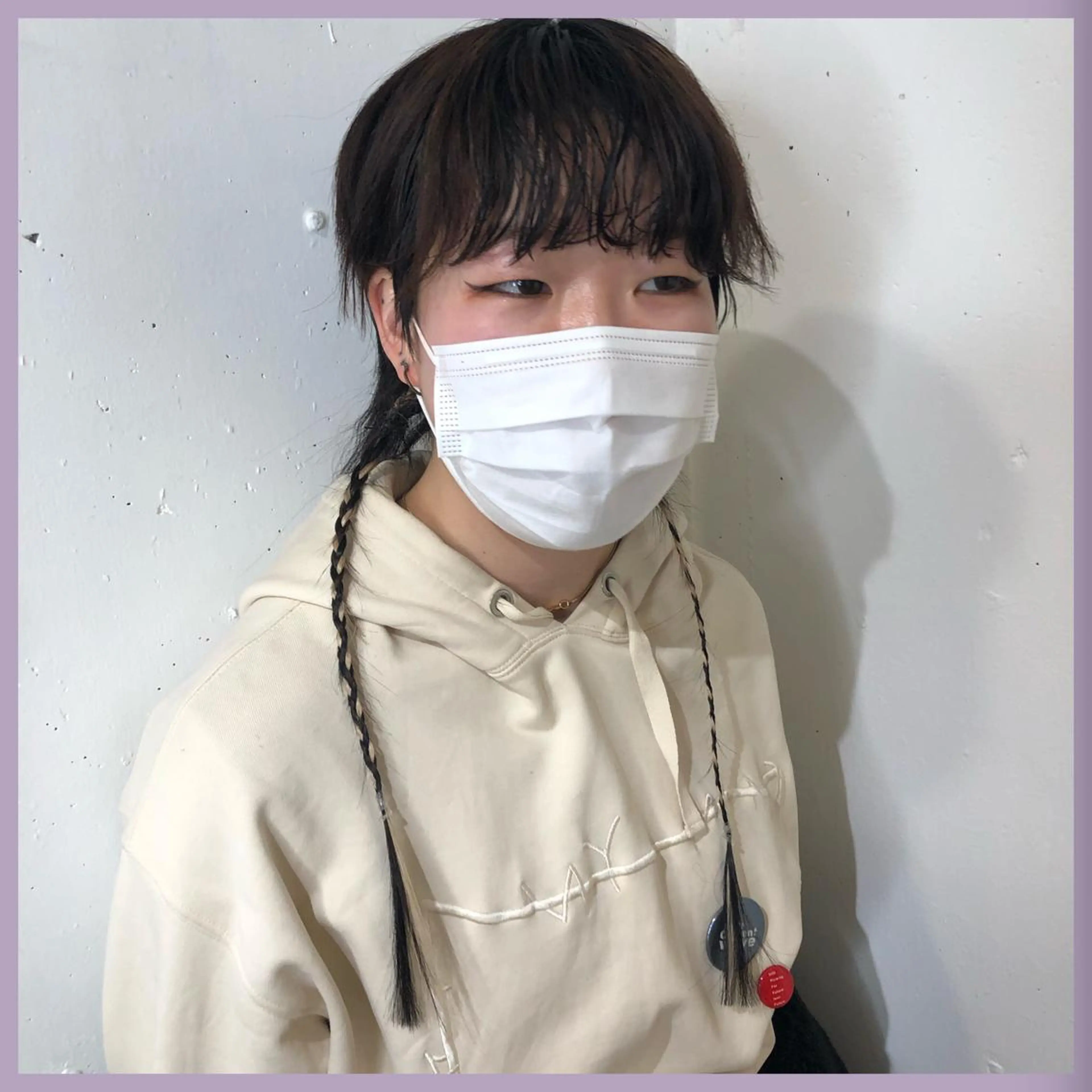 ロング カラー パーマ ヘアアレンジ 八巻 晴香のヘアスタイル