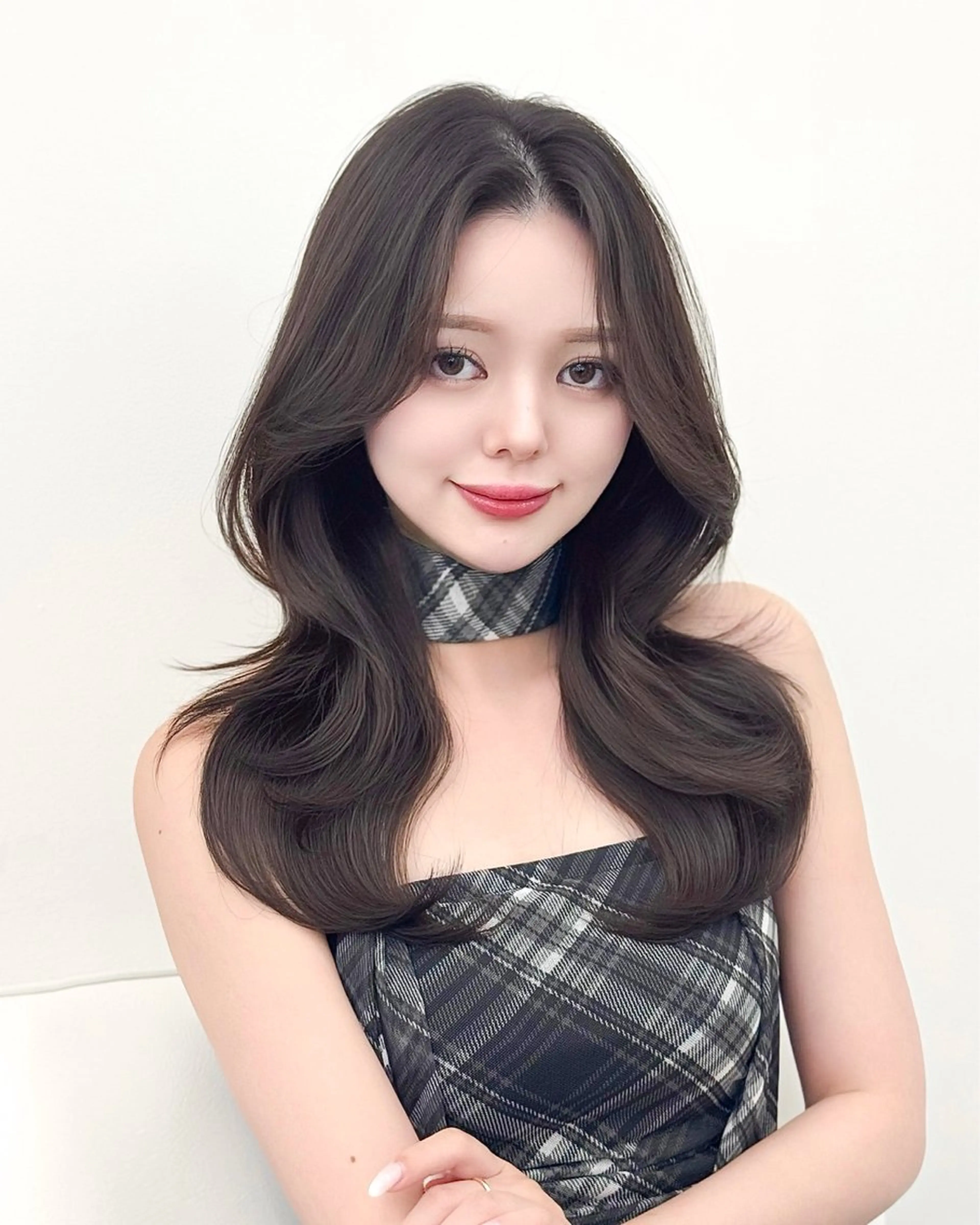 ロング カラー 韓国ヘア　紗希 🦋のヘアスタイル