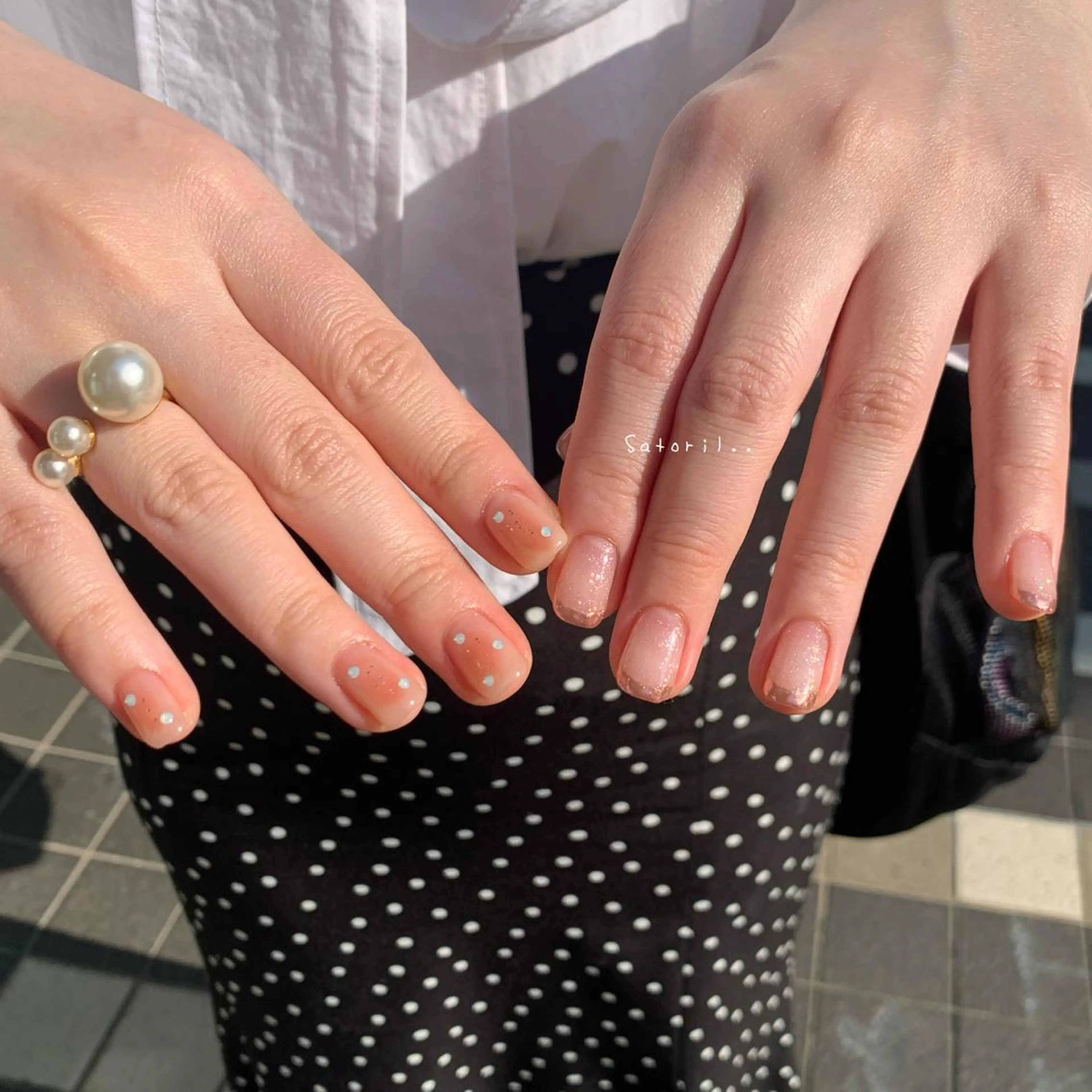 ネイル キラキラネイル ピンク Satoril..nail room所属・satoril.. nail roomのネイルデザイン