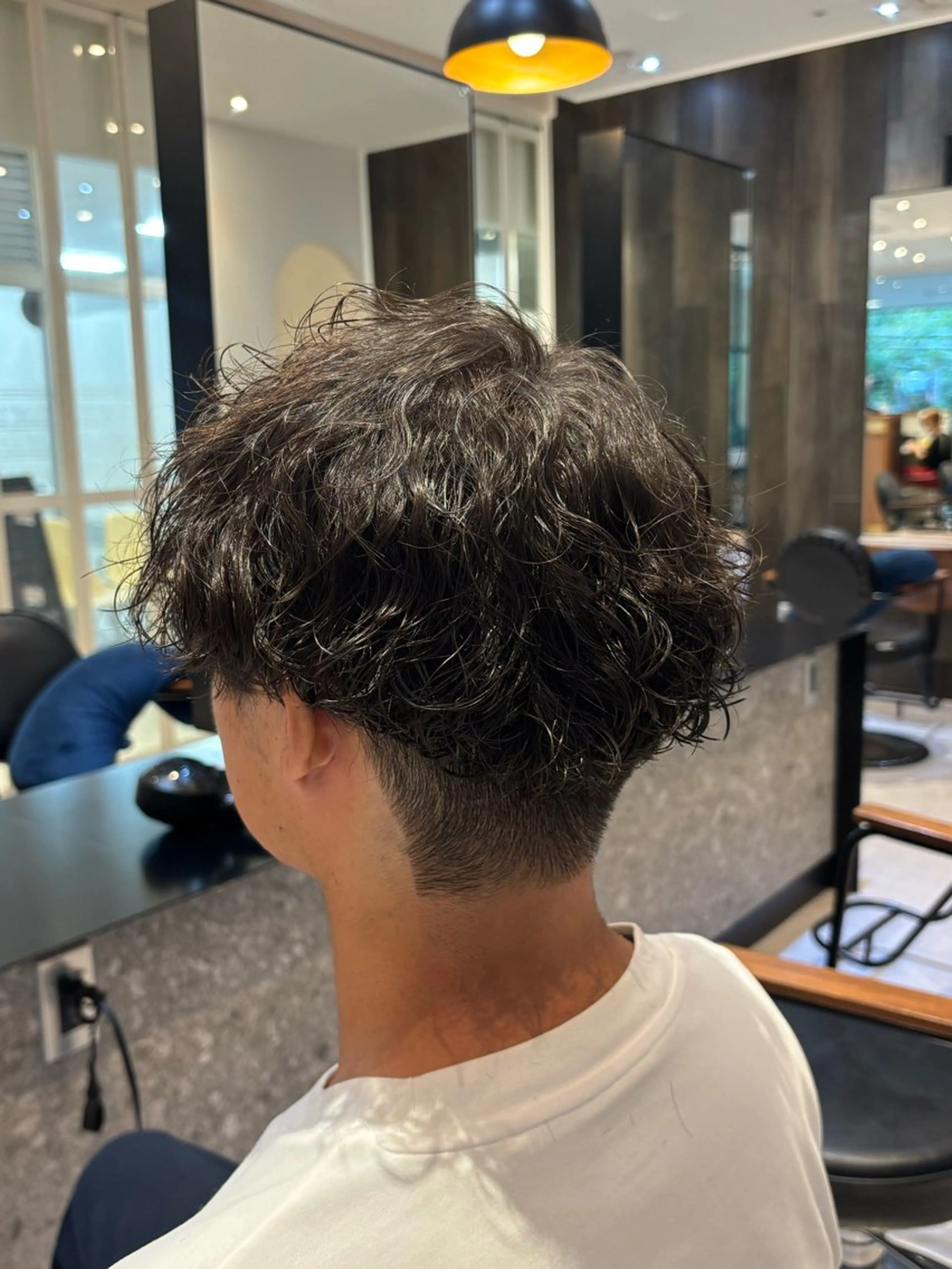 パーマ メンズ メンズ特化/ 透明感カラー/りなのヘアスタイル