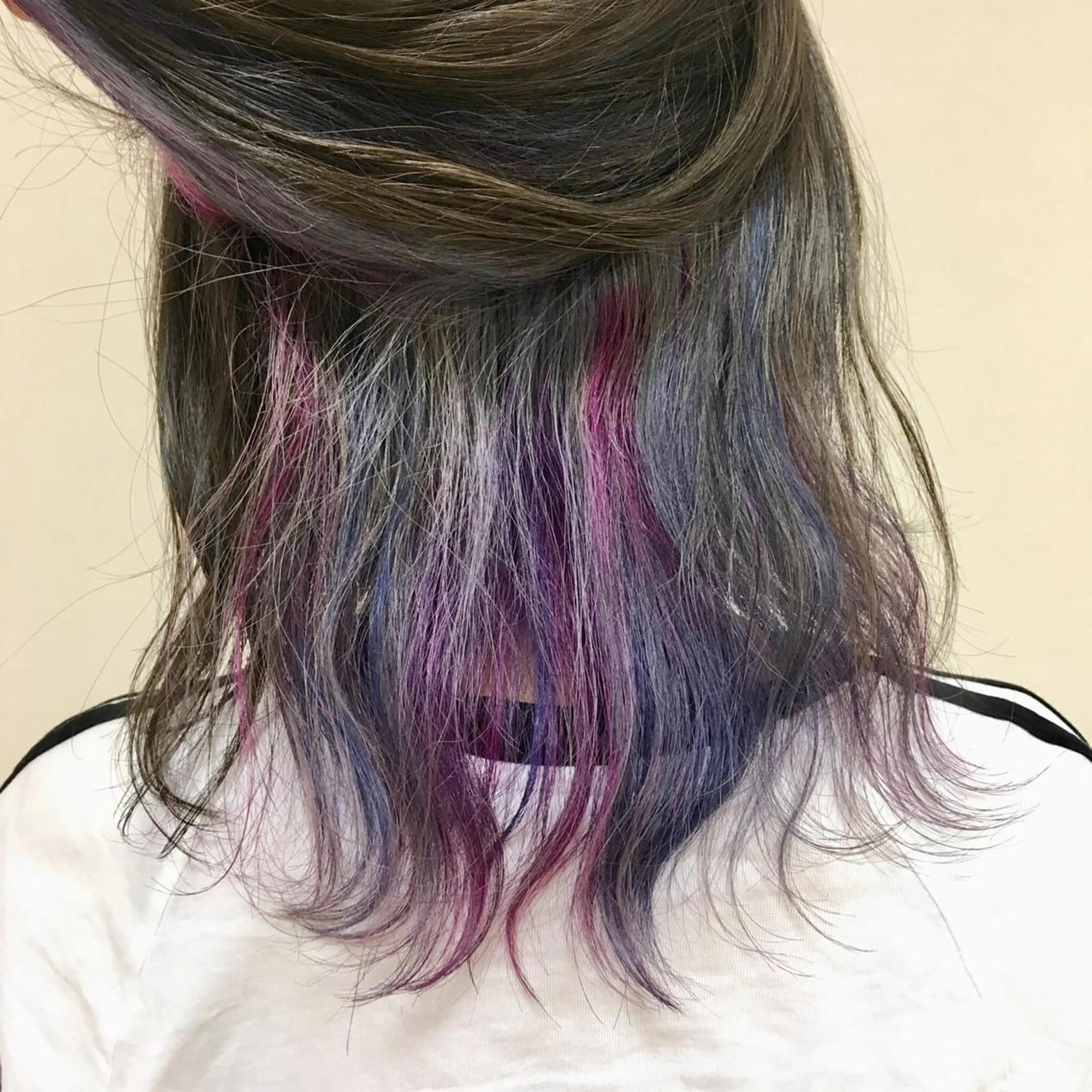 ミディアム カラー ヘアアレンジ ヘアカラー トリートメント 【Sweep】おじま のぞみのヘアスタイル