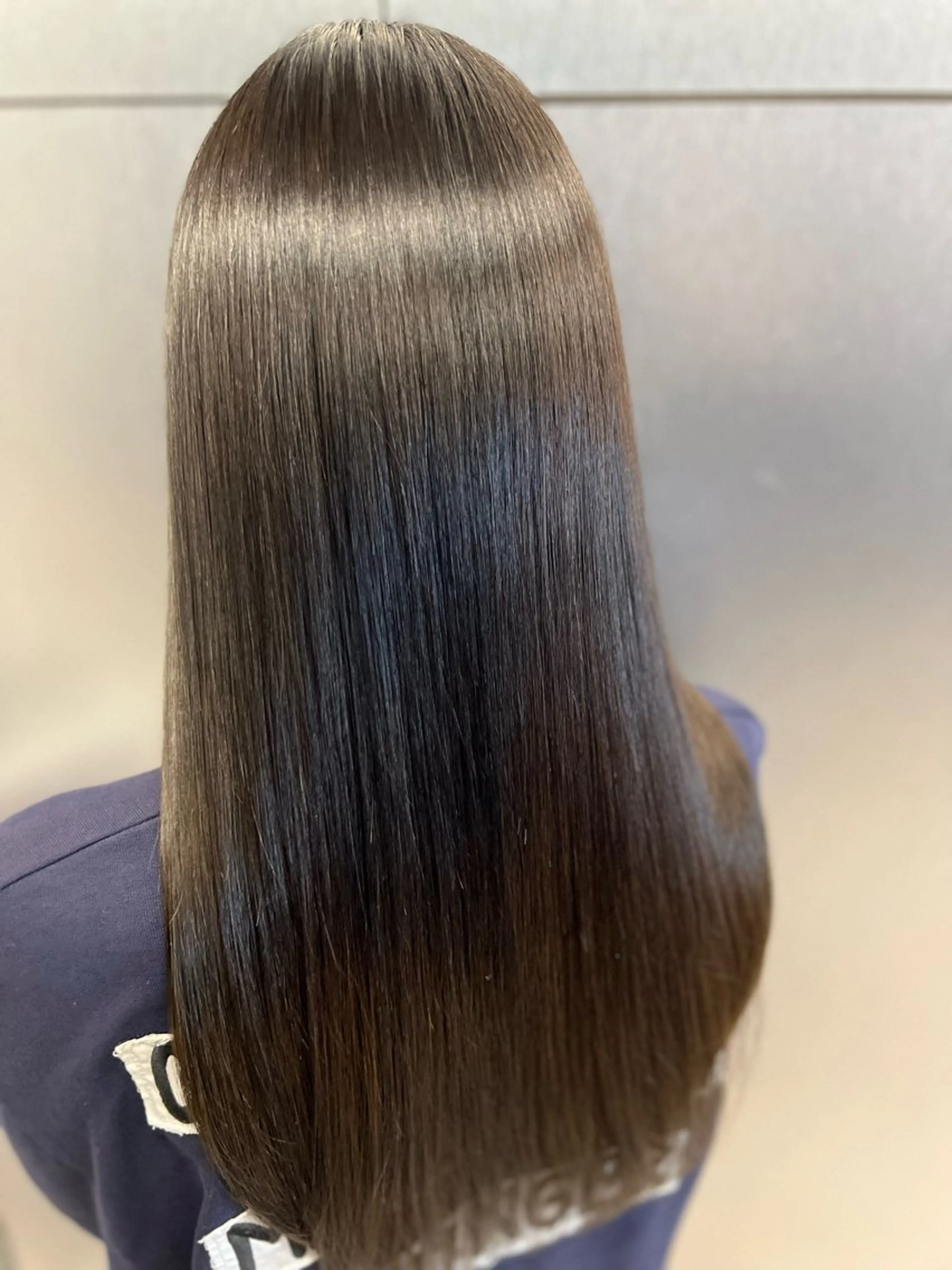 ロング カット ヘアカラー 縮毛矯正 トリートメント ❣️韓国/髪質改善 🫧yamato👑のヘアスタイル