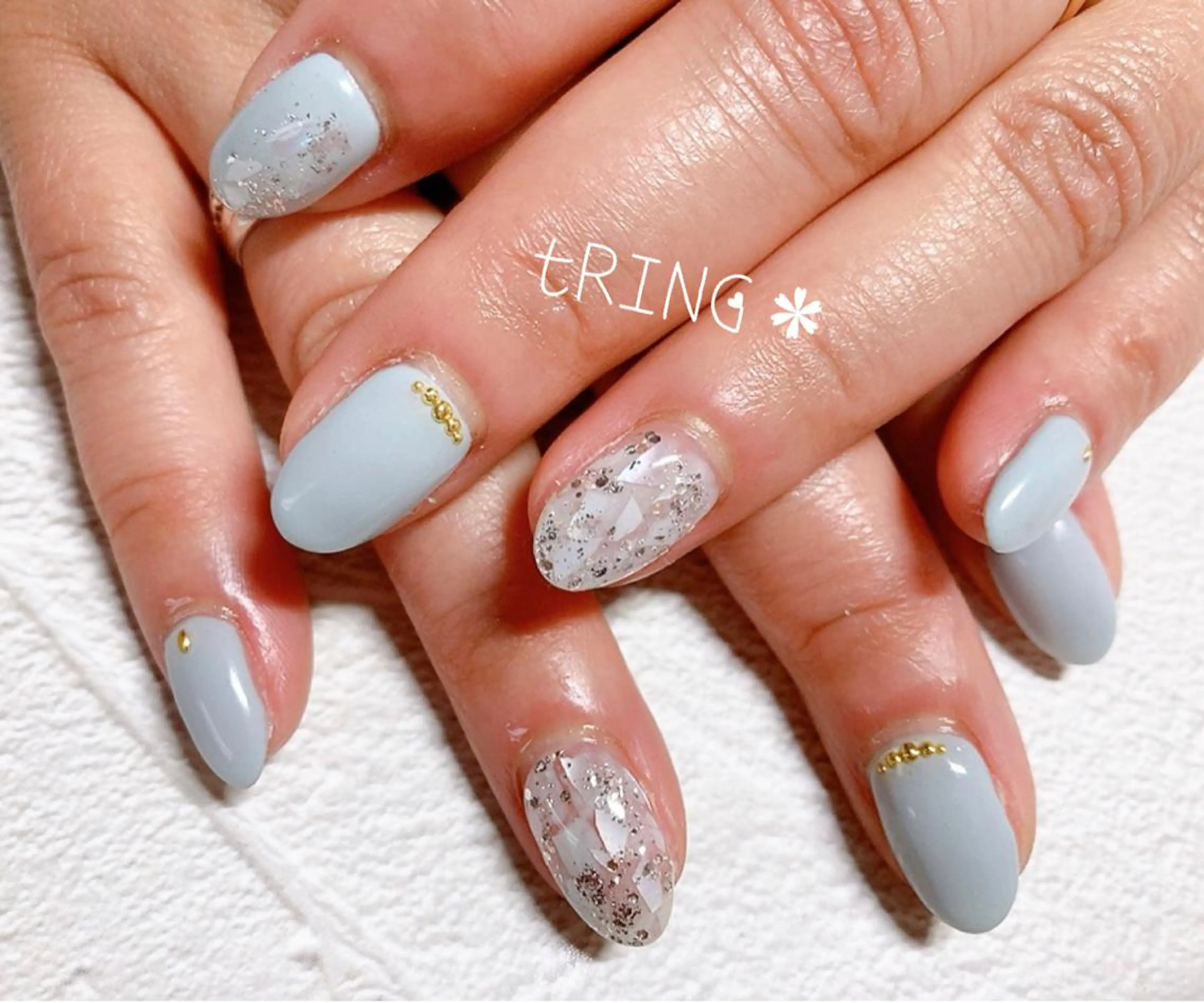 ネイル ハンドネイル tRING＊ しいの木台のネイルデザイン