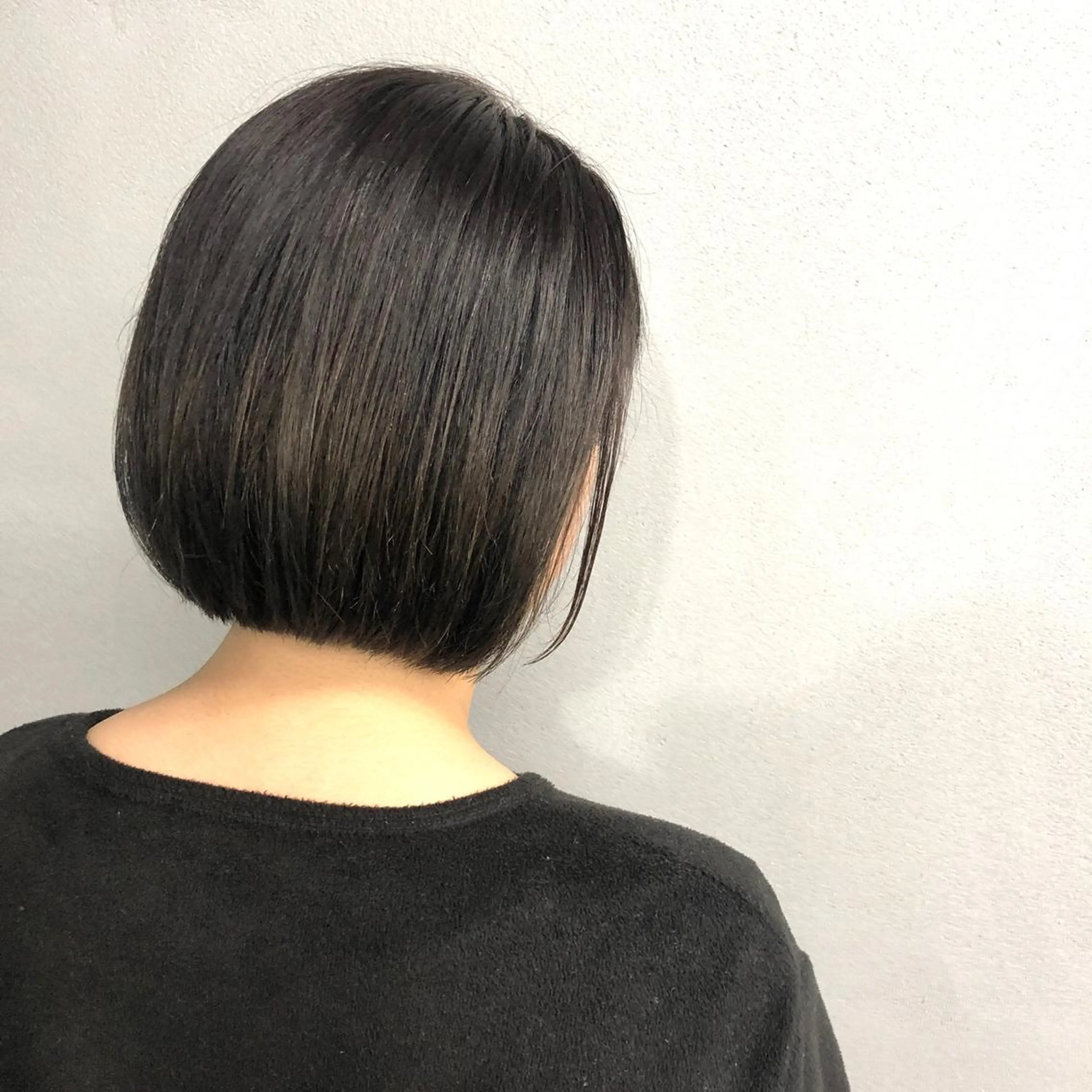 ショート カラー ボブ カット ヘアカラー トリートメント ボブ/ショート/ 白髪染め/メンズ葛西のヘアスタイル