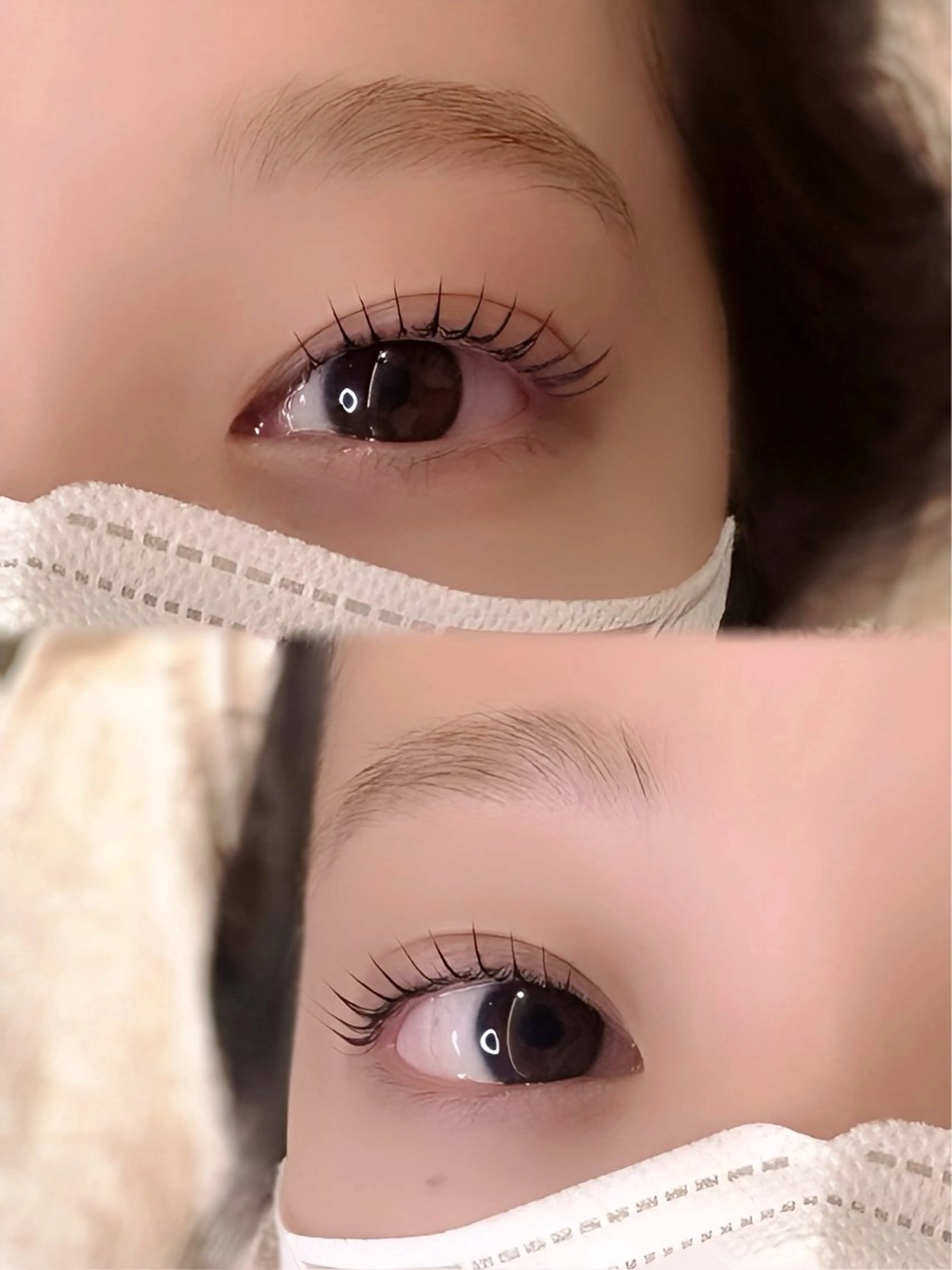 マツエク・マツパ 𝑚𝑖𝑤𝑎 /名駅/透明感カラーのヘアスタイル